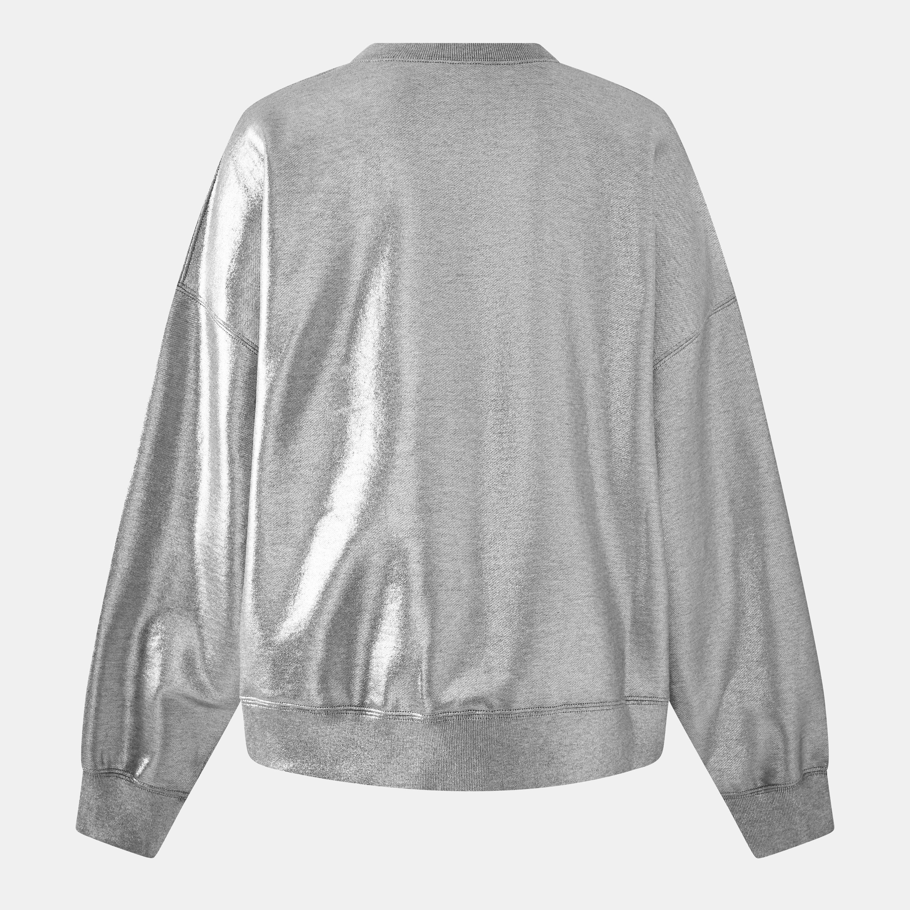 Grey/Silver - Gucci - Crew Neck Sweatshirt - 2