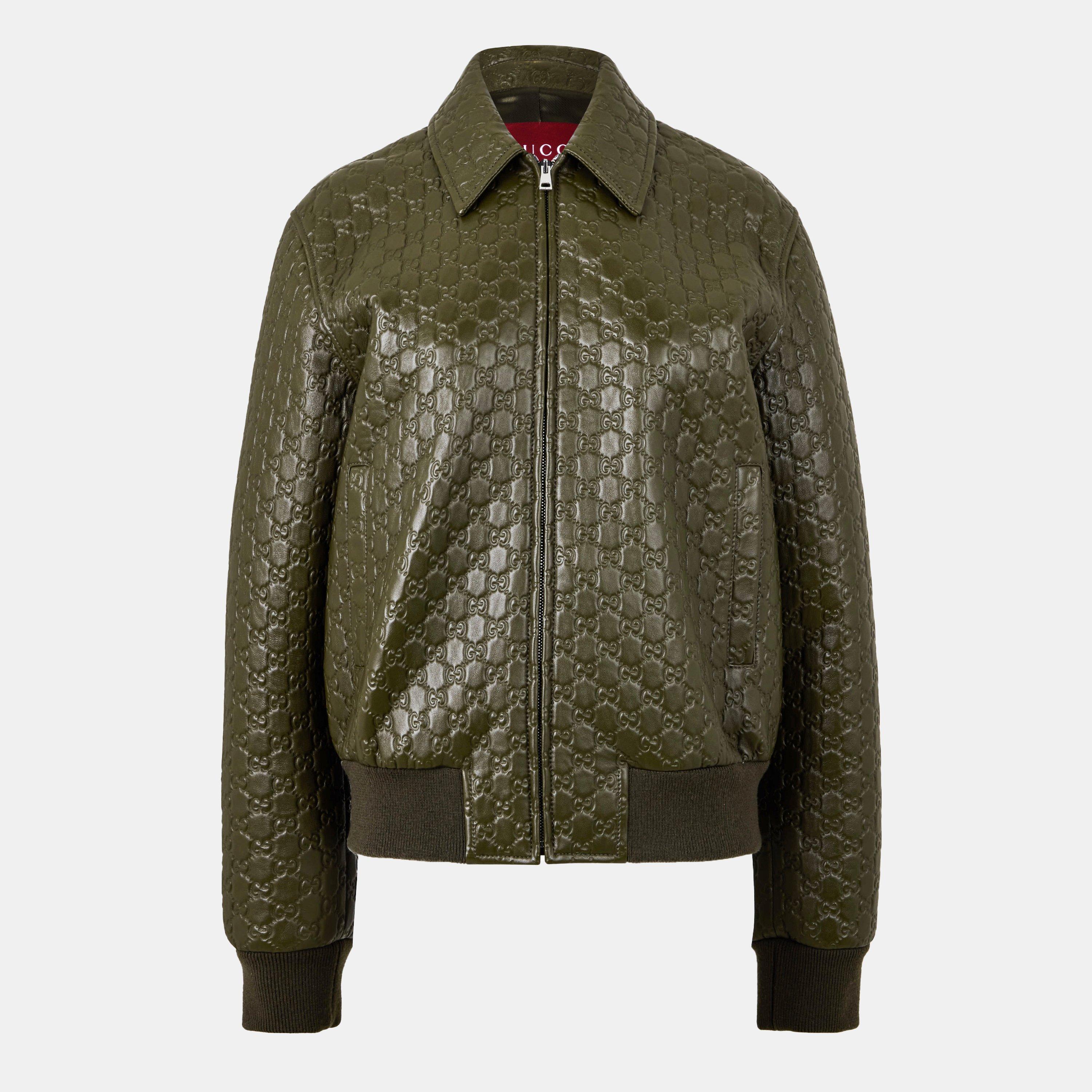 Gucci GG Monogram Bomber Jacket
