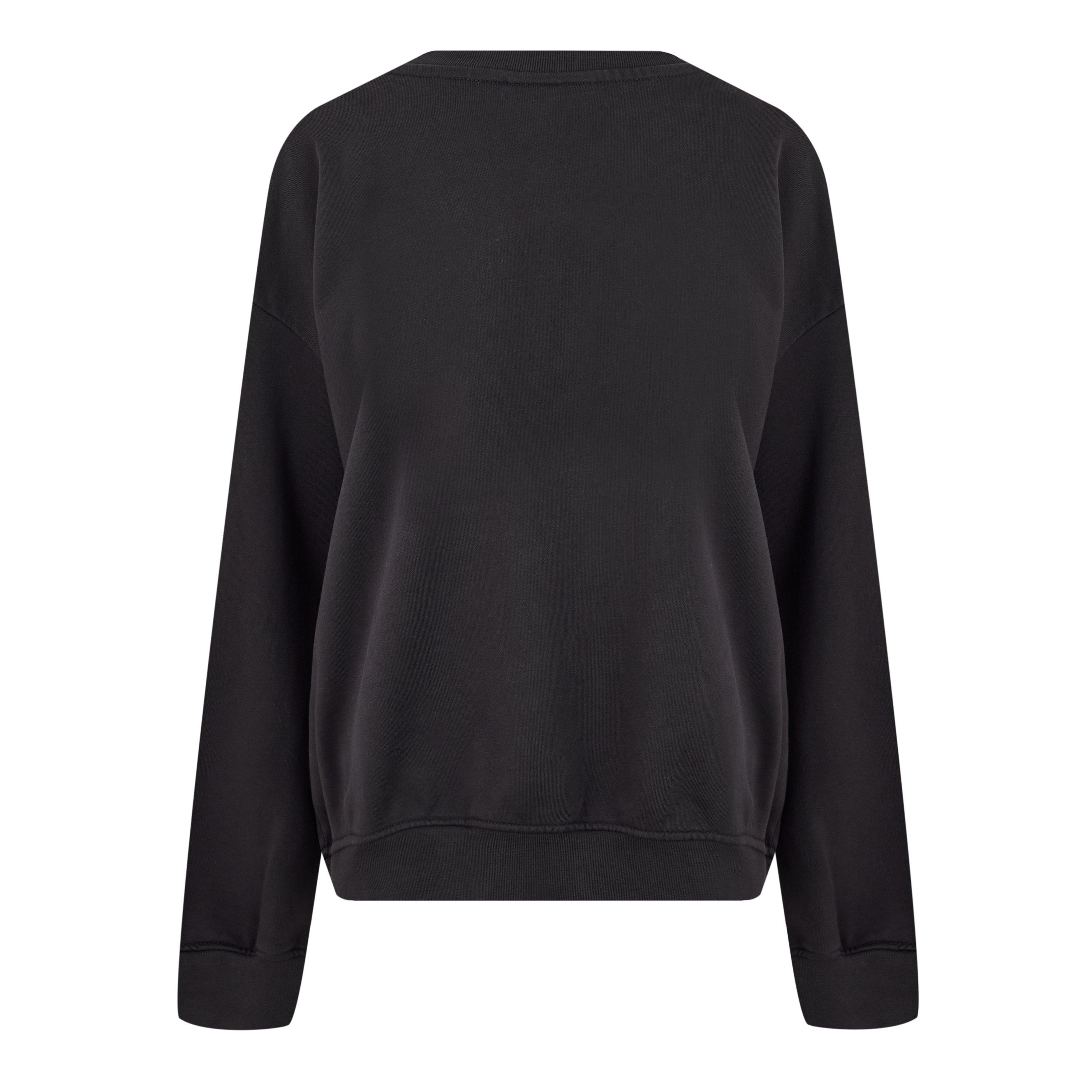 Phantom - Ganni - Women's Graphic Crew-neck Sweatshirt - 8