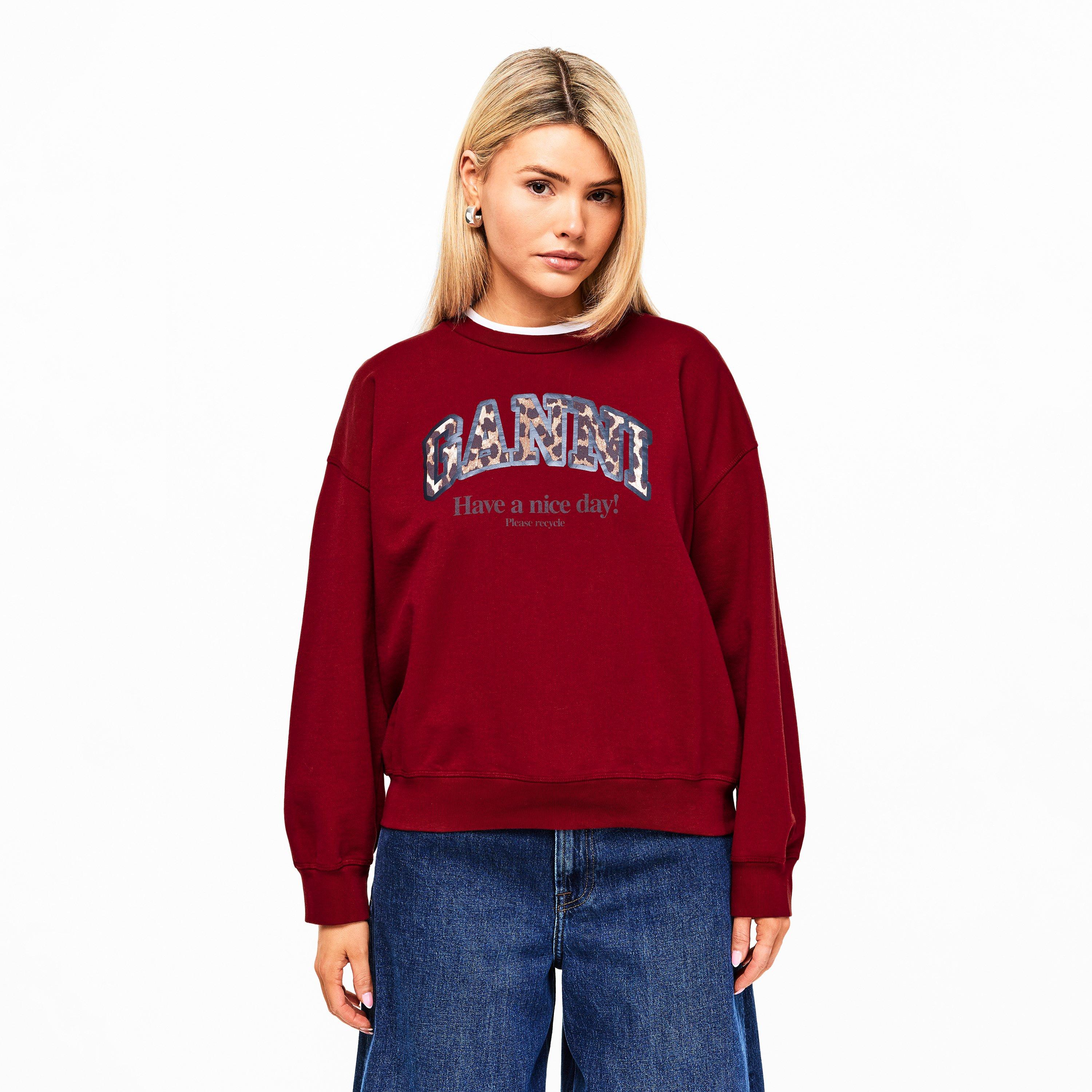 Red Dahlia - Ganni - Women's Graphic Crew-neck Sweatshirt - 3