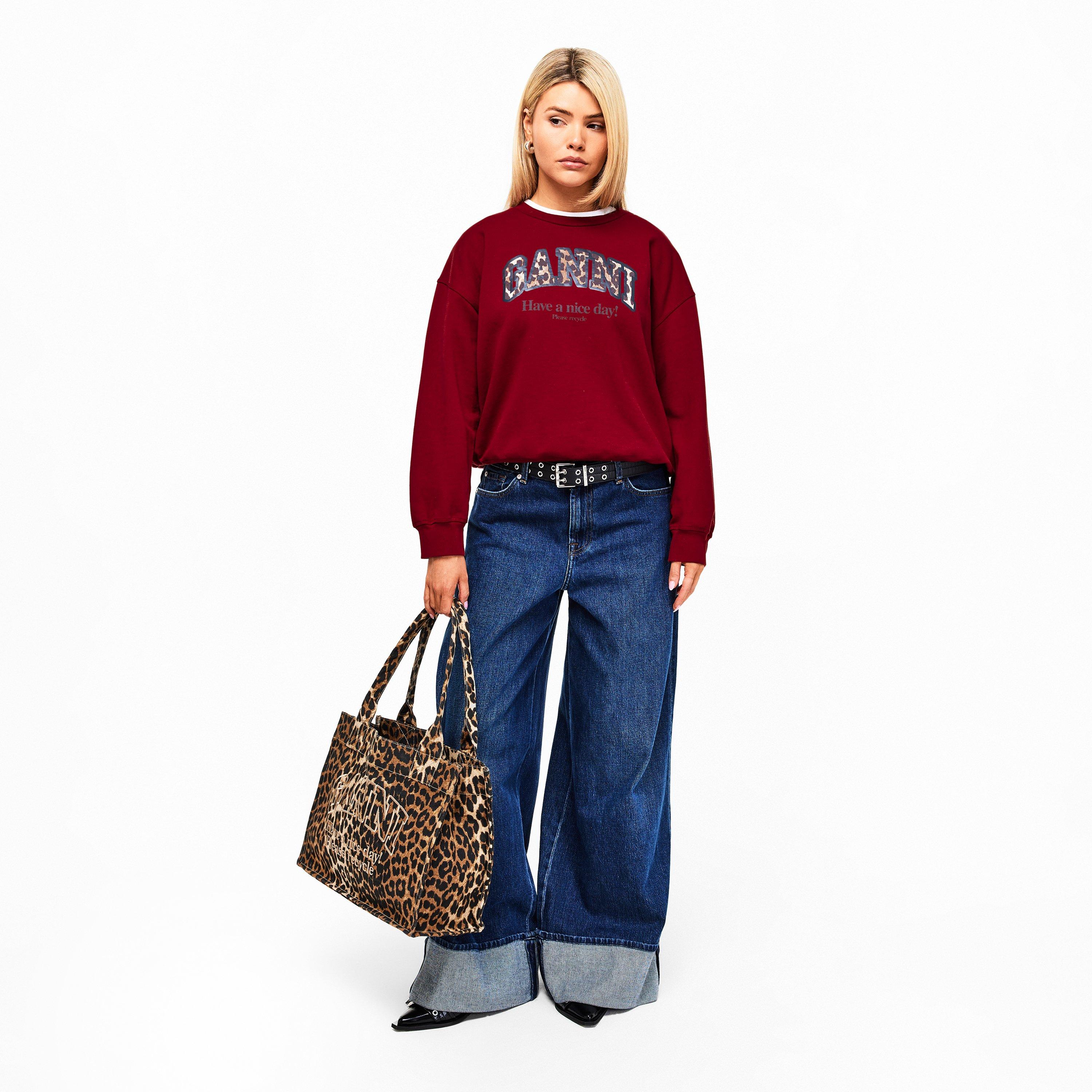 Red Dahlia - Ganni - Women's Graphic Crew-neck Sweatshirt - 6