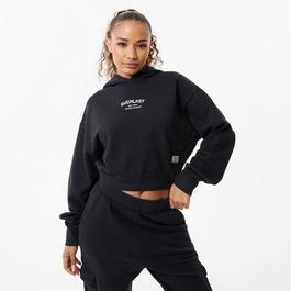 Everlast organic cotton relaxed sweatshirt with extreme sleeves and front and back print