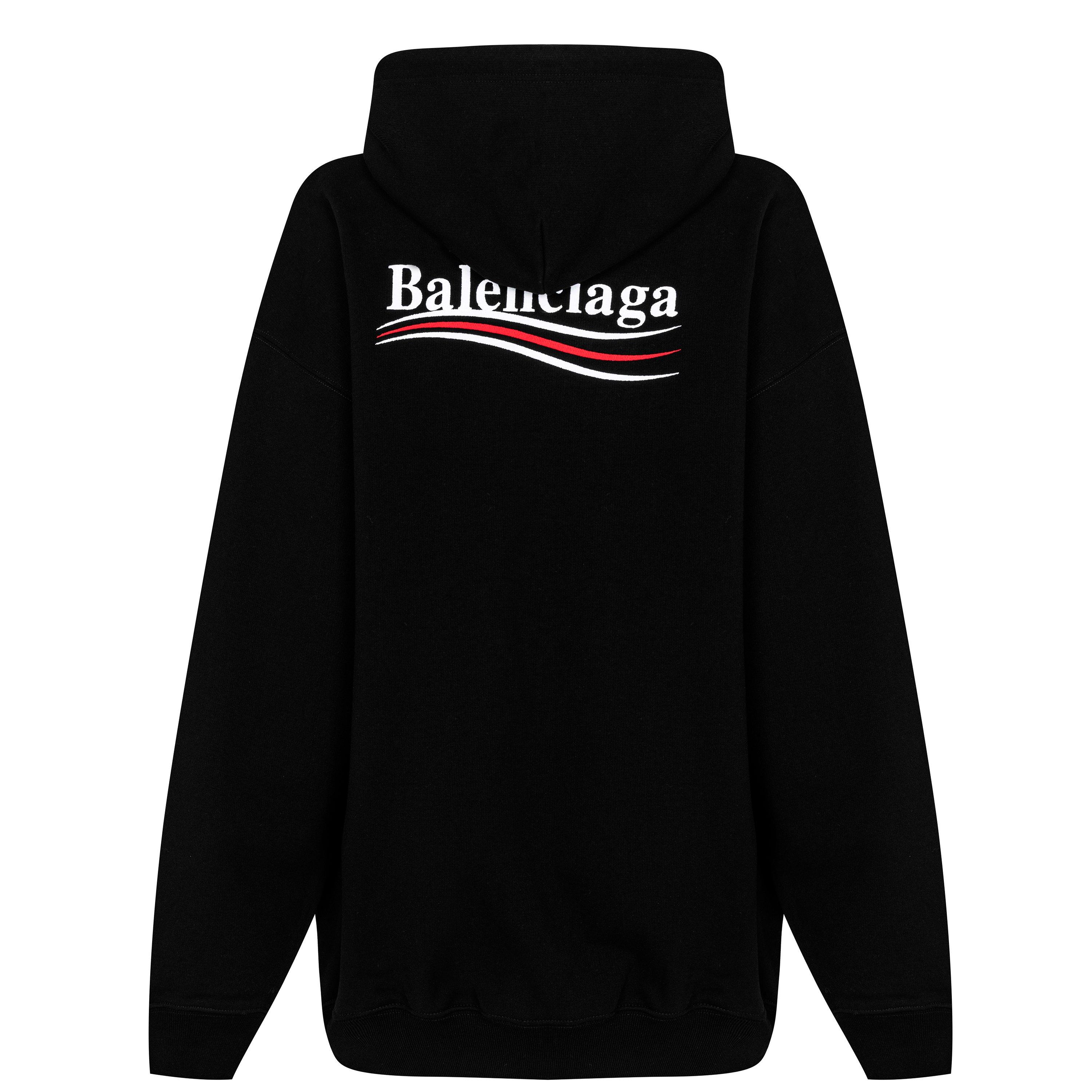 Black 1070 - Balenciaga - Political Campaign Hoodie - 6