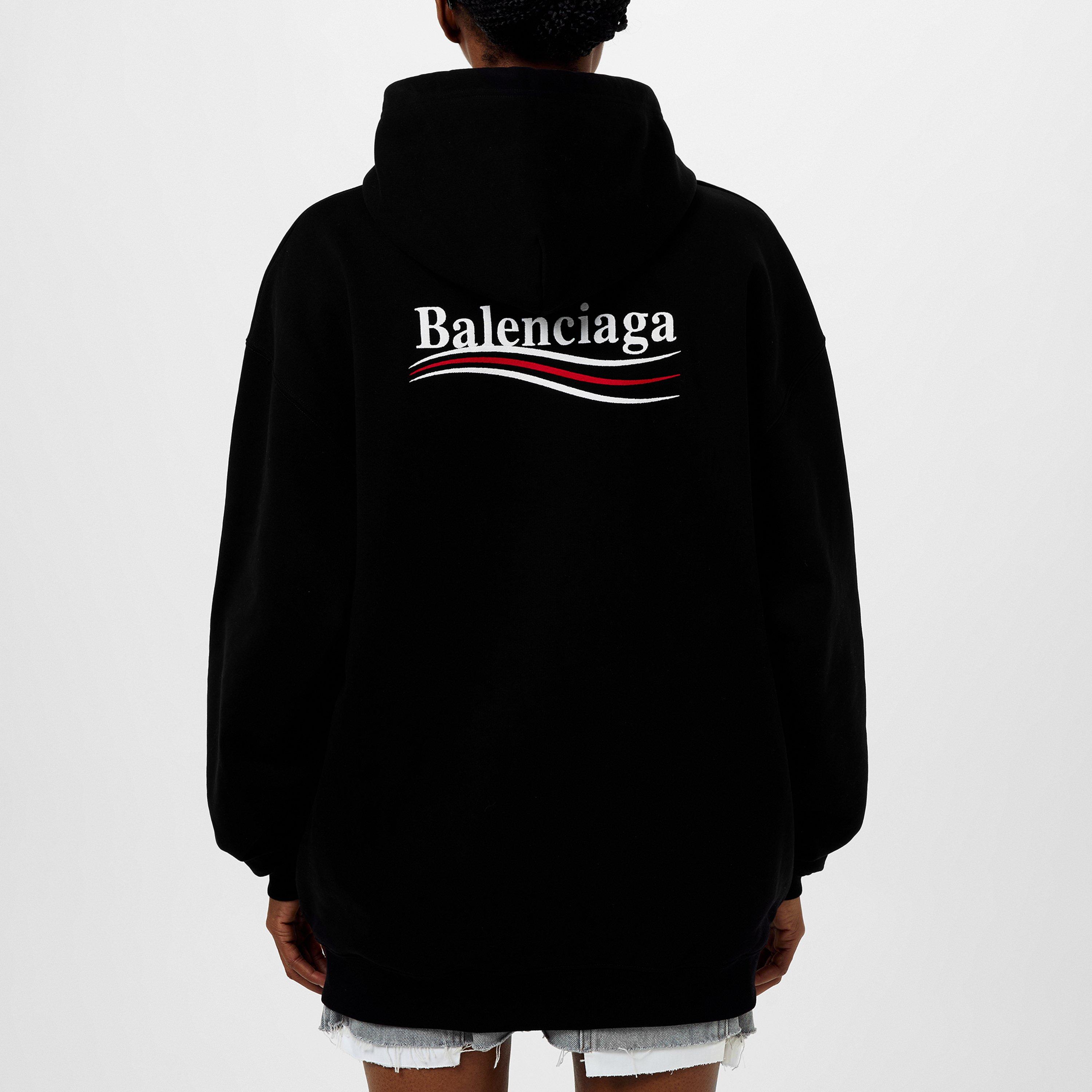 Black 1070 - Balenciaga - Political Campaign Hoodie - 3
