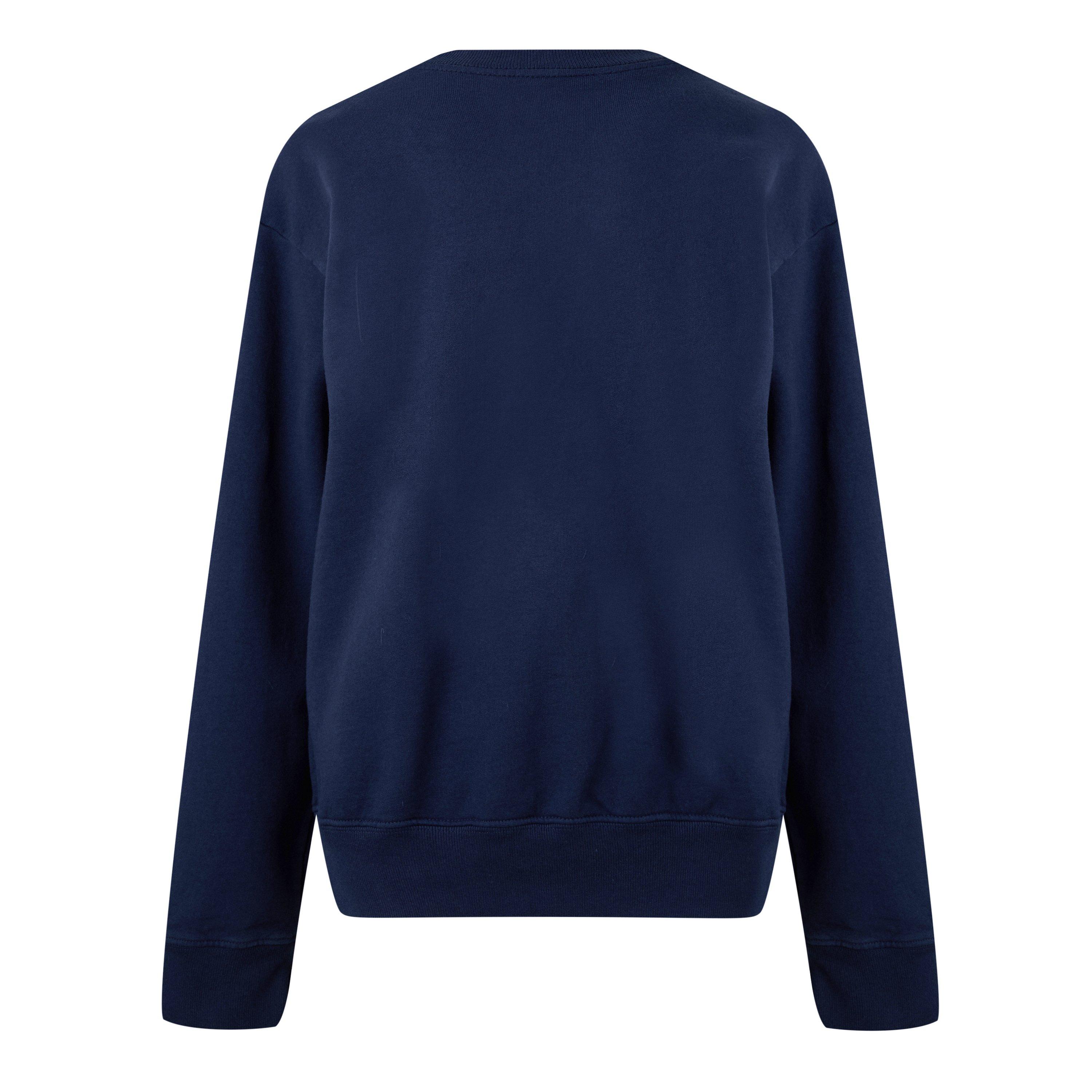 Navy White - Sporty and Rich - California Sweatshirt - 6