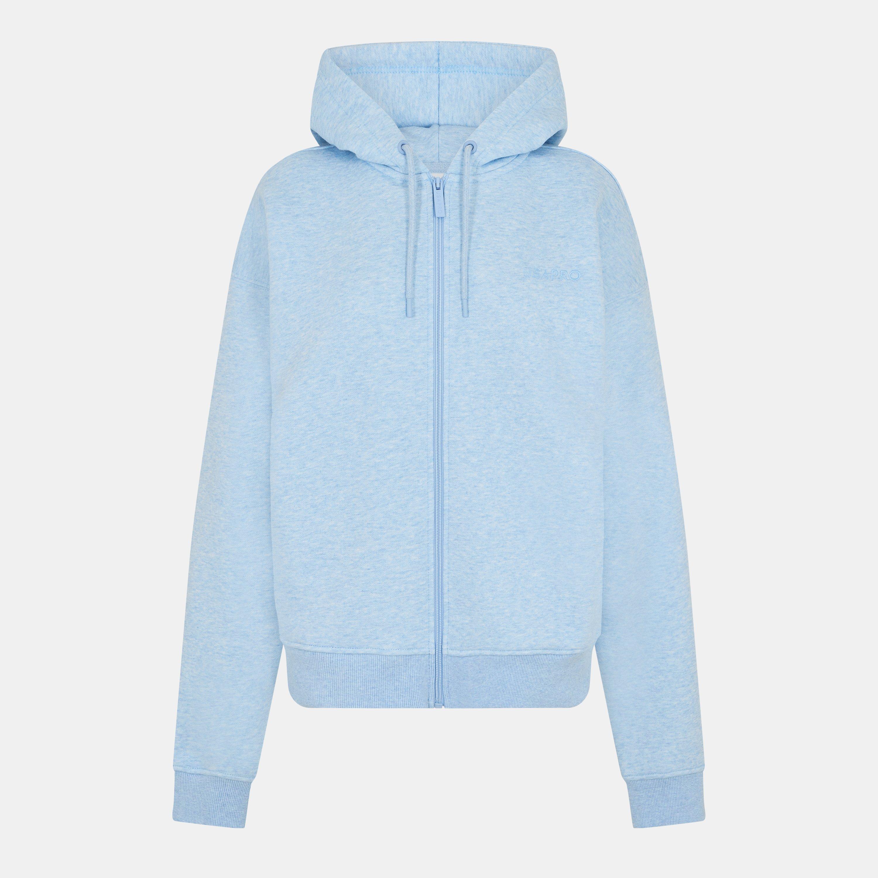 Usa Pro Women's Oversized Hoodie - Blue Marl - 14 (42)