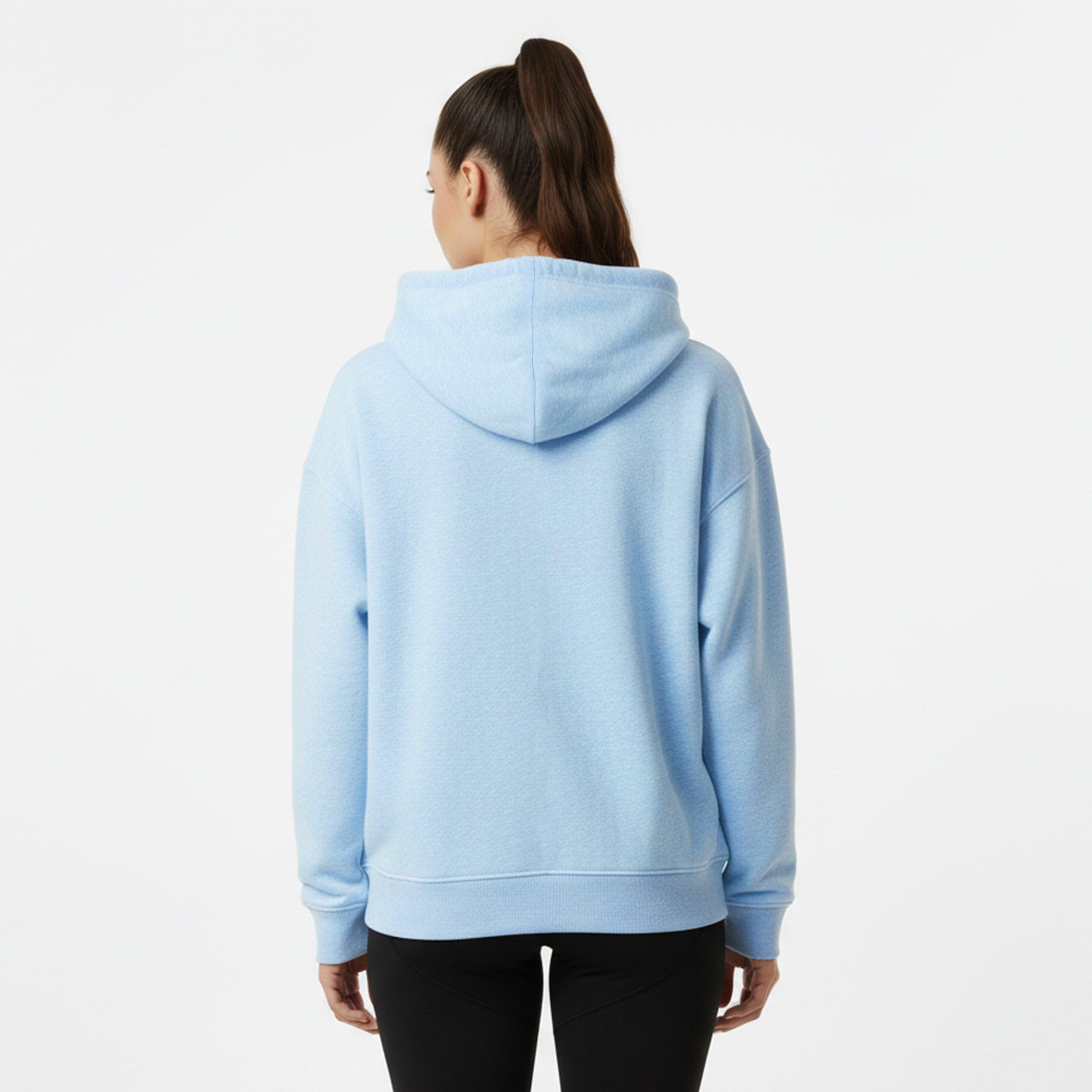 Blue Marl - USA Pro - Oversized Hoodie Womens - 4
