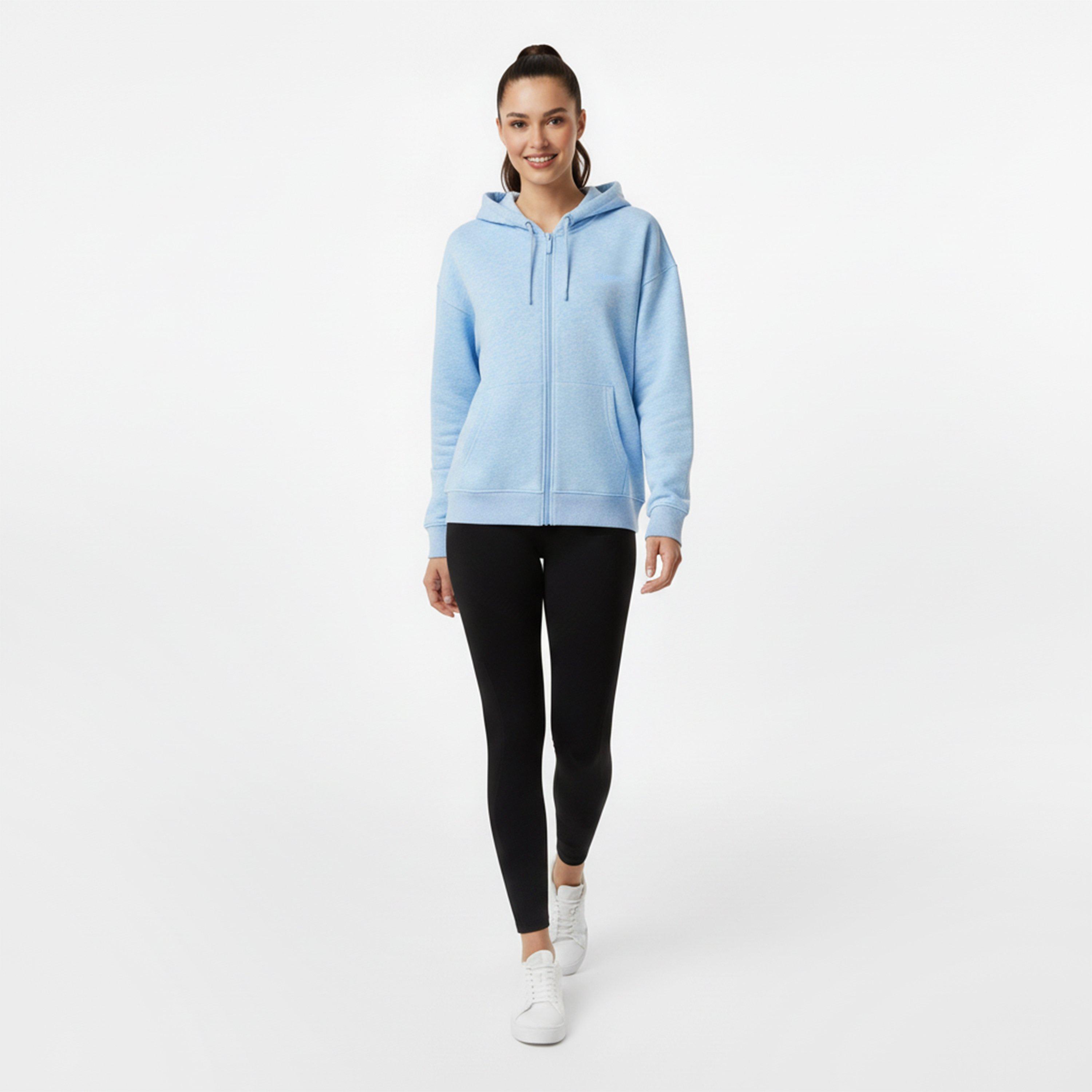 Blue Marl - USA Pro - Oversized Hoodie Womens - 5