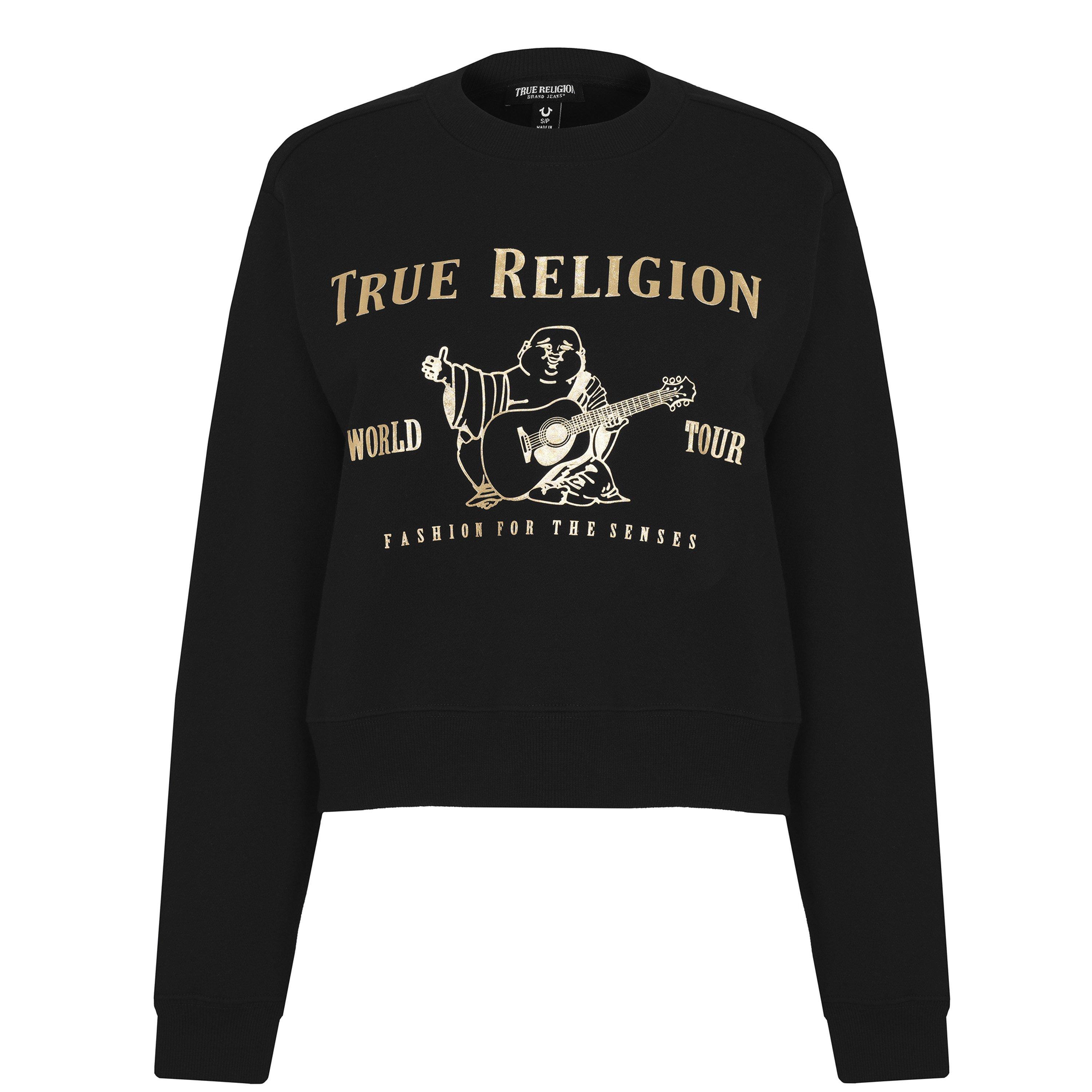 Black/Gold - True Religion - Buddha Sweater - 1