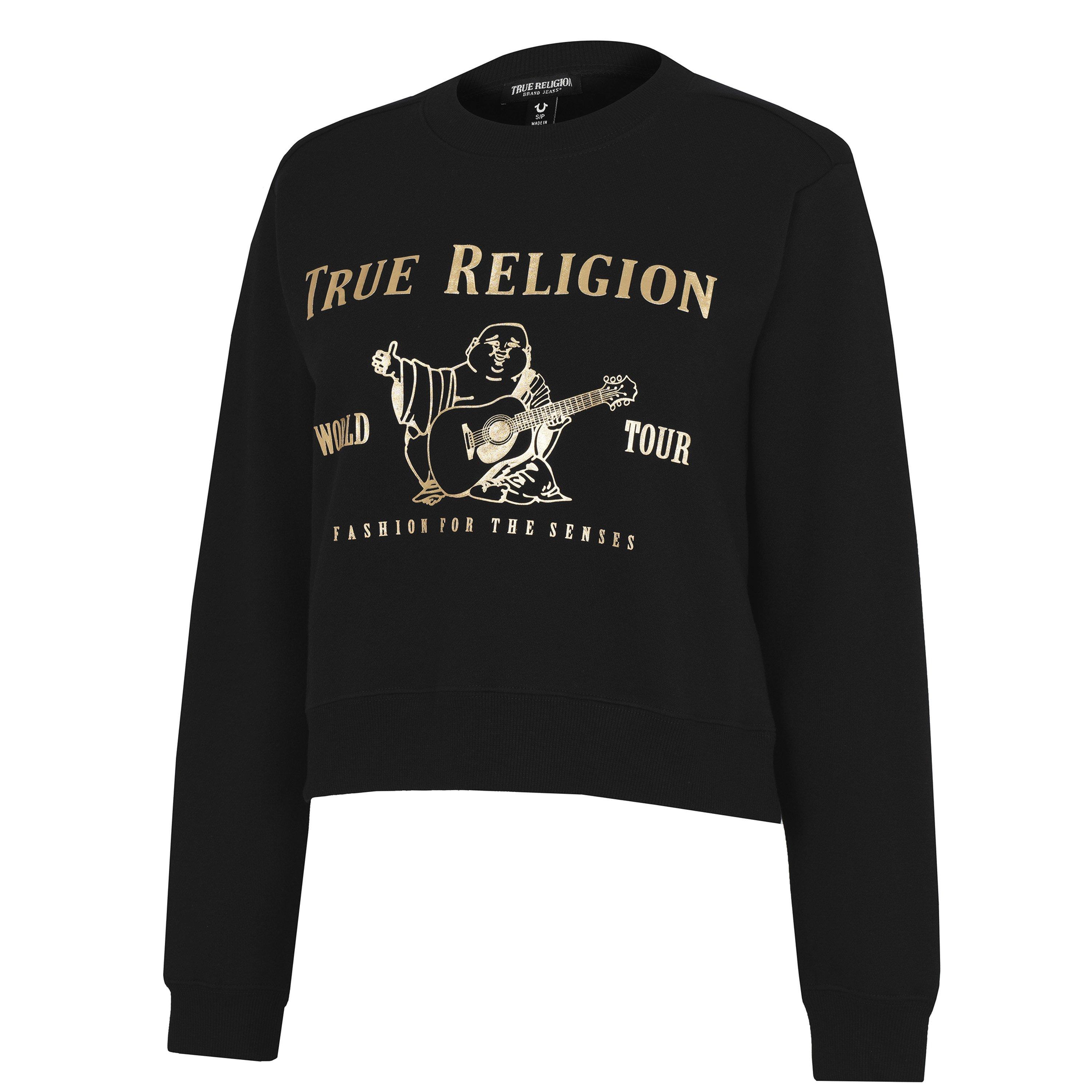 Black/Gold - True Religion - Buddha Sweater - 7