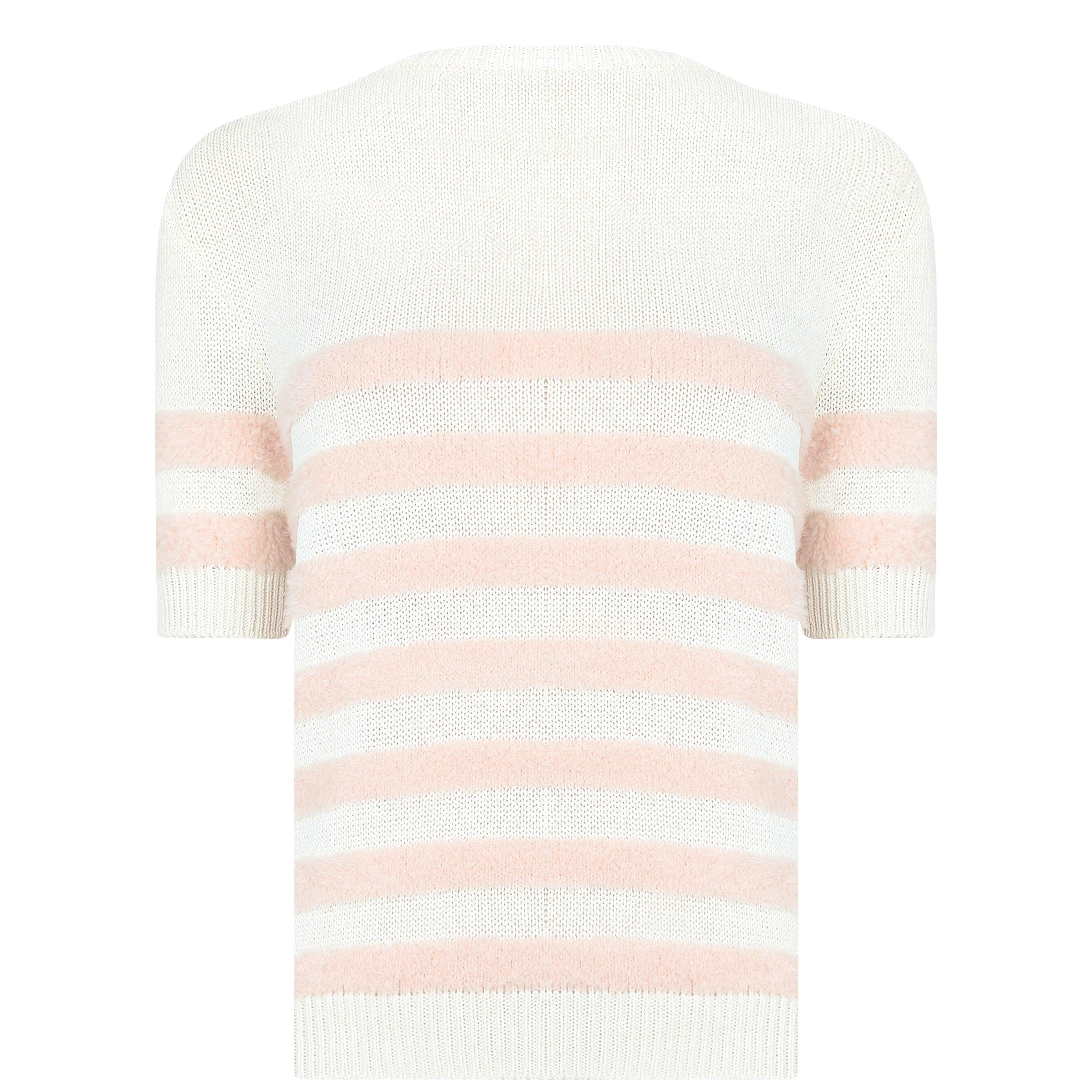 Blanc/Rose GKX - Balmain - Fluff Jumper - 6