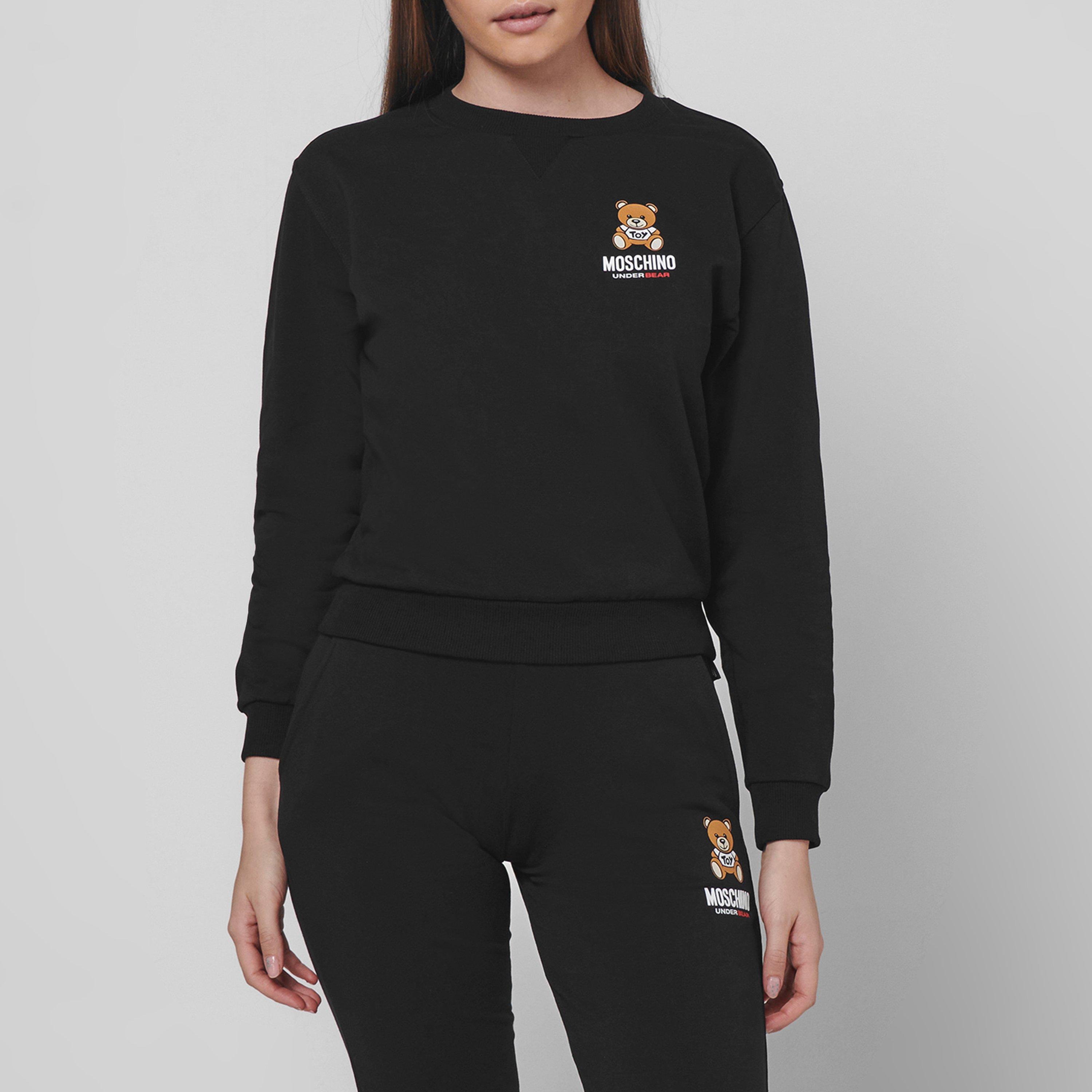 Black 0555 - Moschino - Underbear Sweatshirt - 1