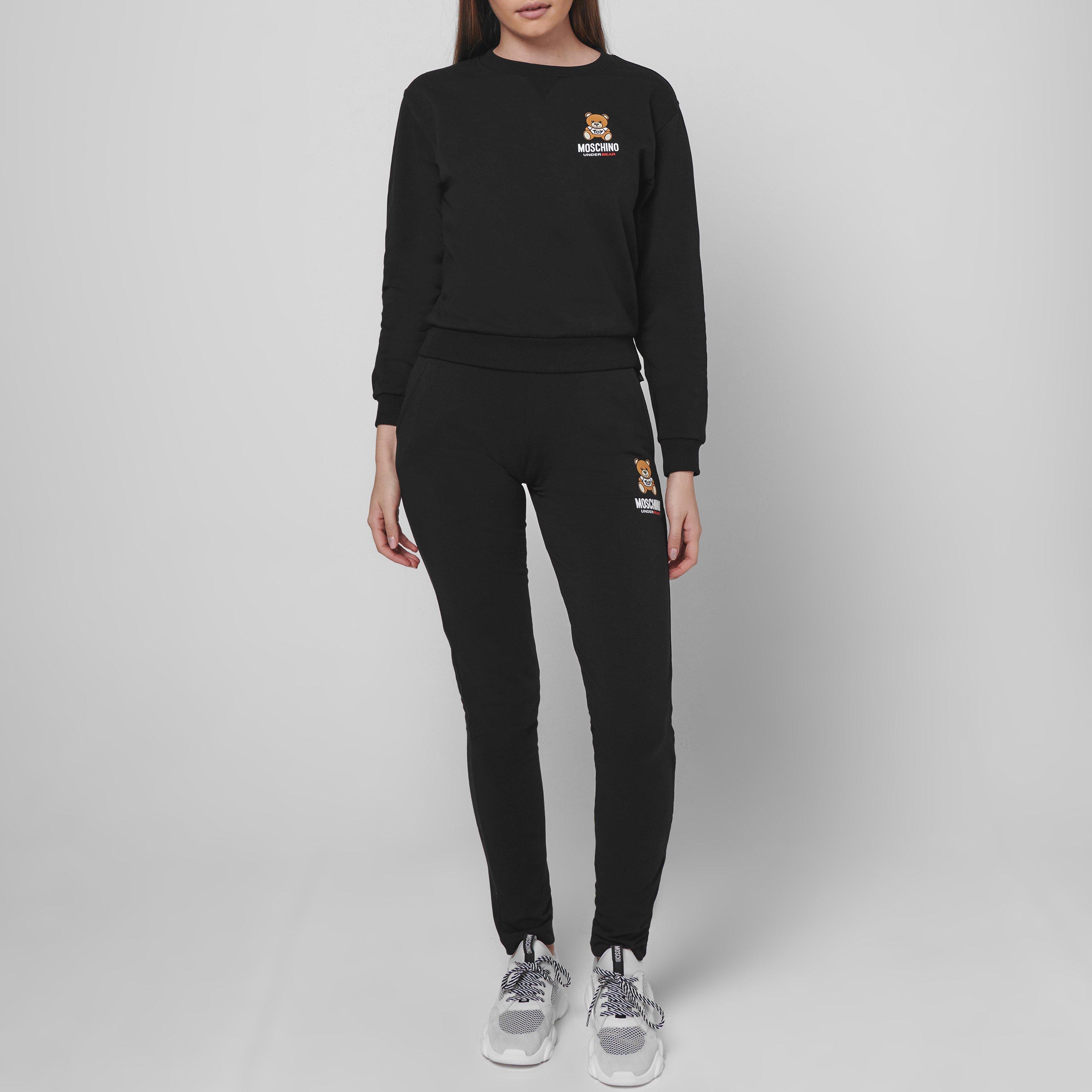 Black 0555 - Moschino - Underbear Sweatshirt - 2