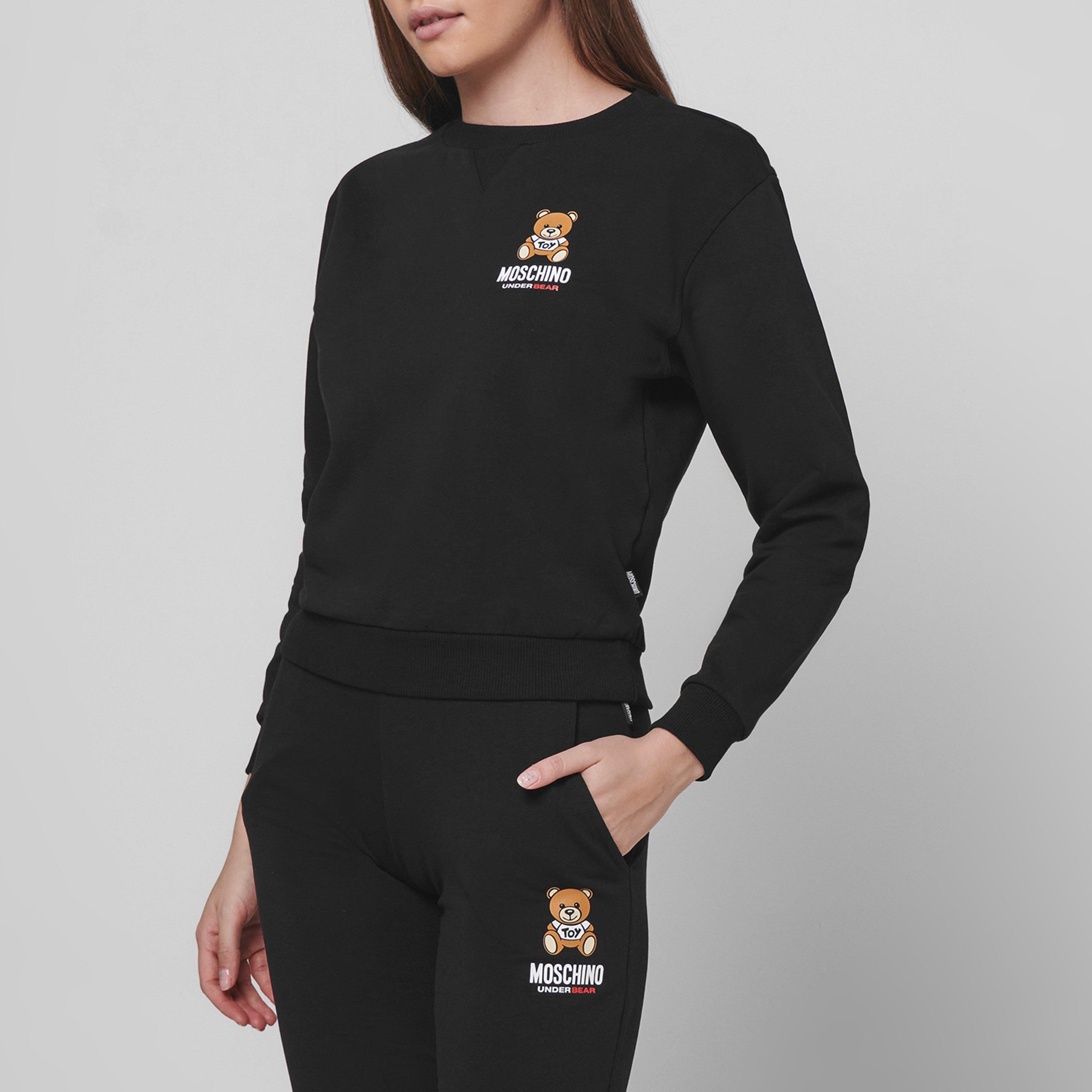 Black 0555 - Moschino - Underbear Sweatshirt - 3