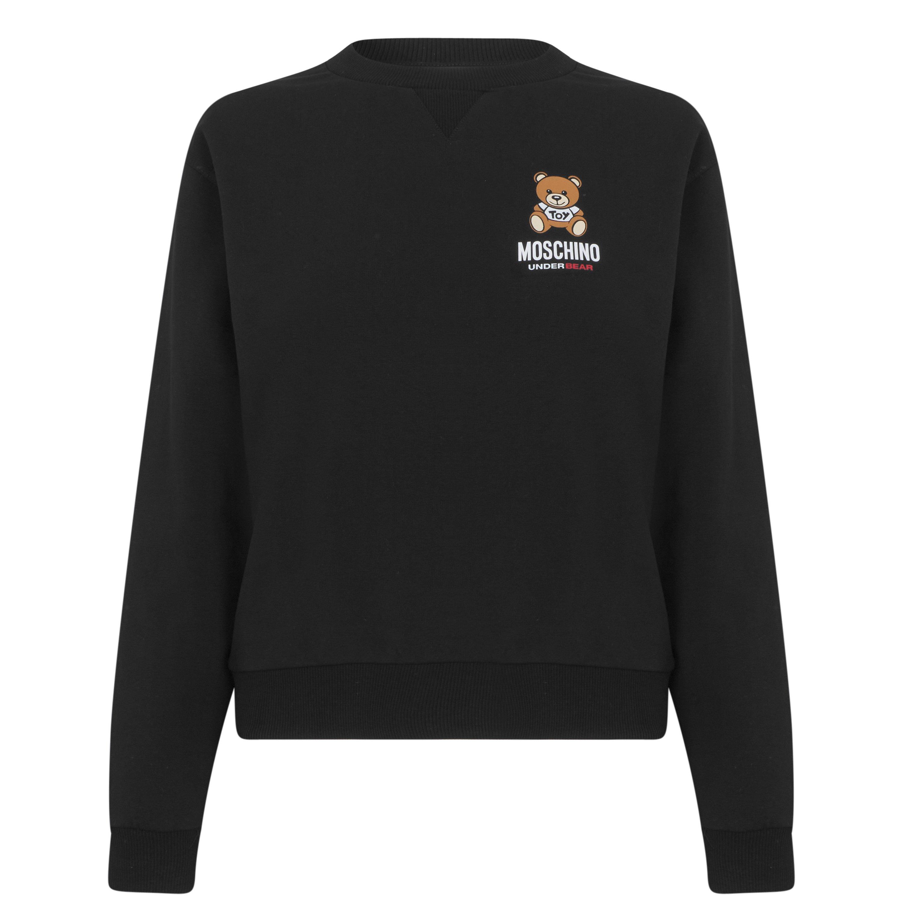 Black 0555 - Moschino - Underbear Sweatshirt - 7