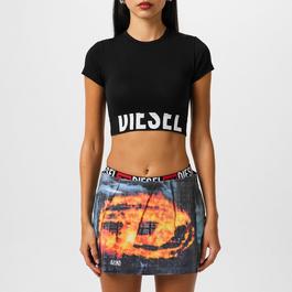 Diesel Uftee sport Cropped T shirt