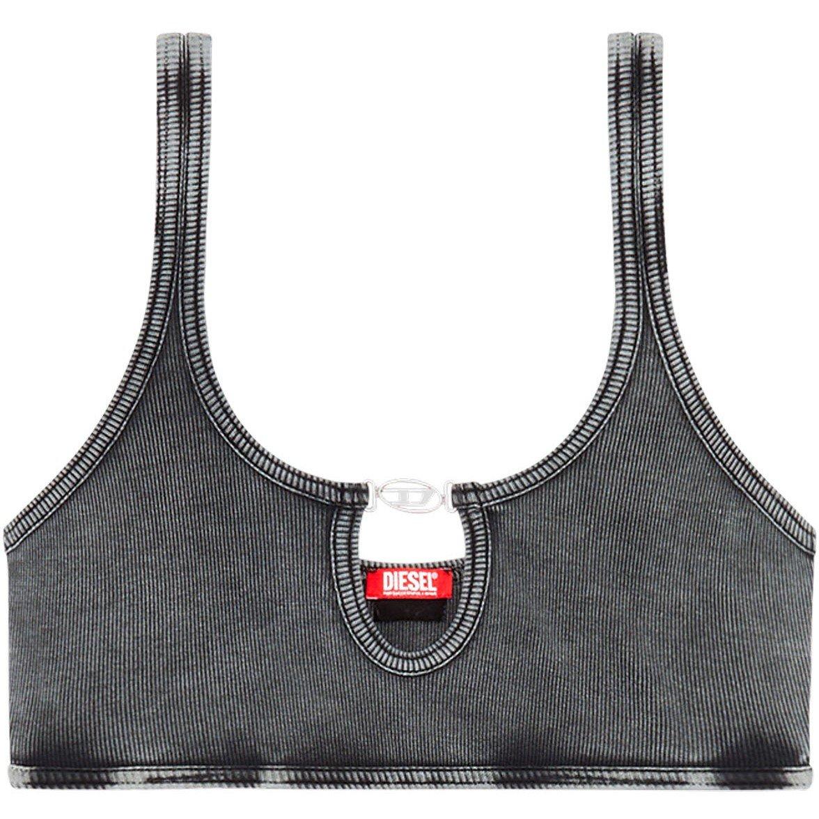 Black - Diesel - Knit Bra - 4