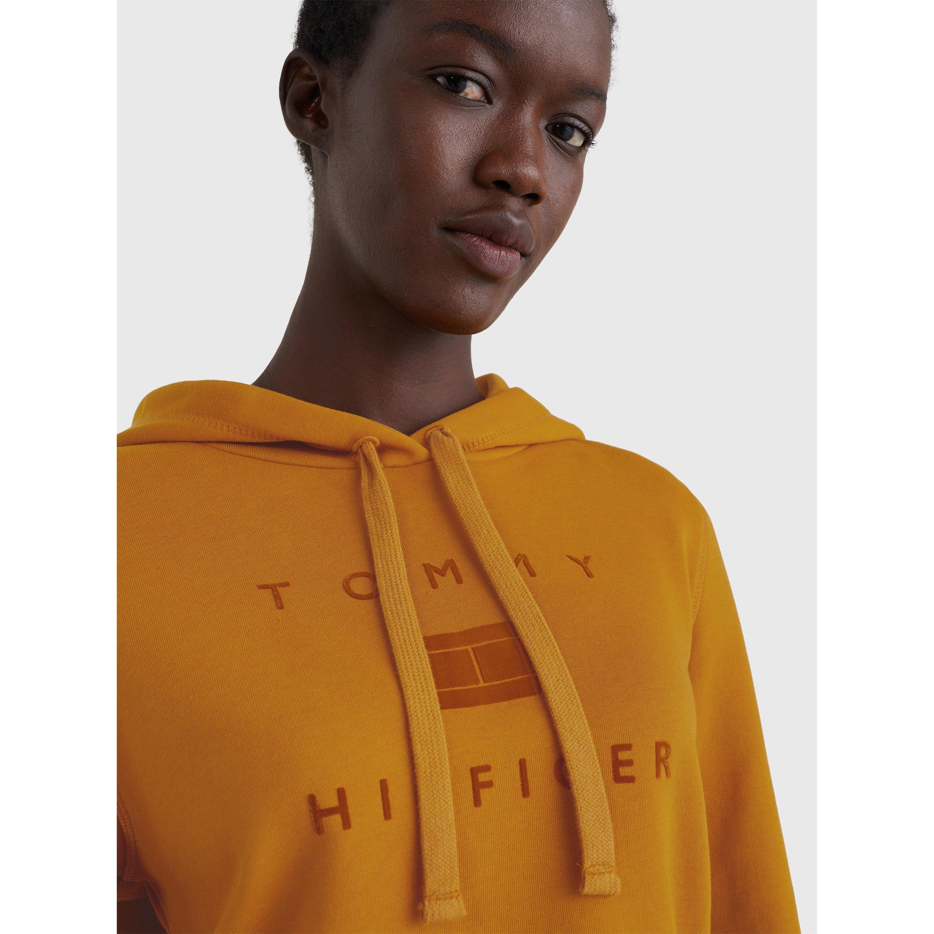 Crest Gold - Tommy Hilfiger - Regular Flock Hoodie - 2