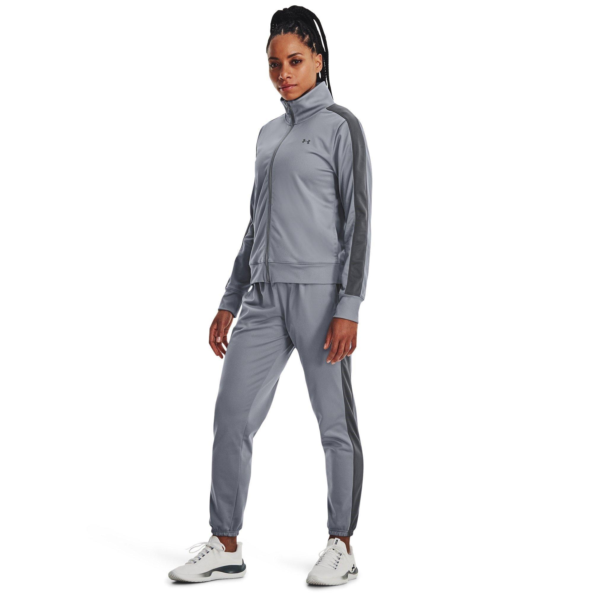 Gris - Under Armour - Tricot Tracksuit Womens - 2