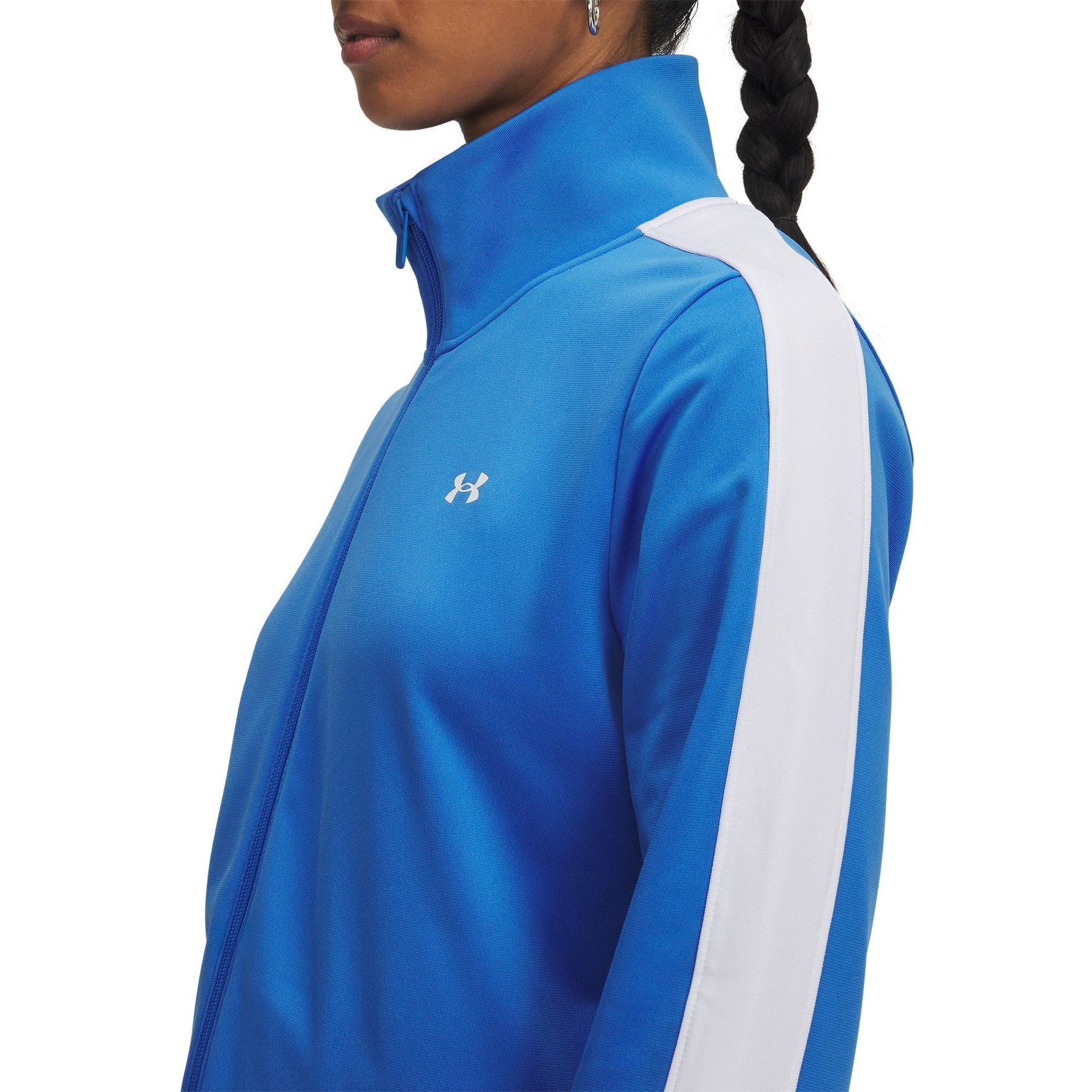 Blue - Under Armour - Tricot Tracksuit Womens - 3
