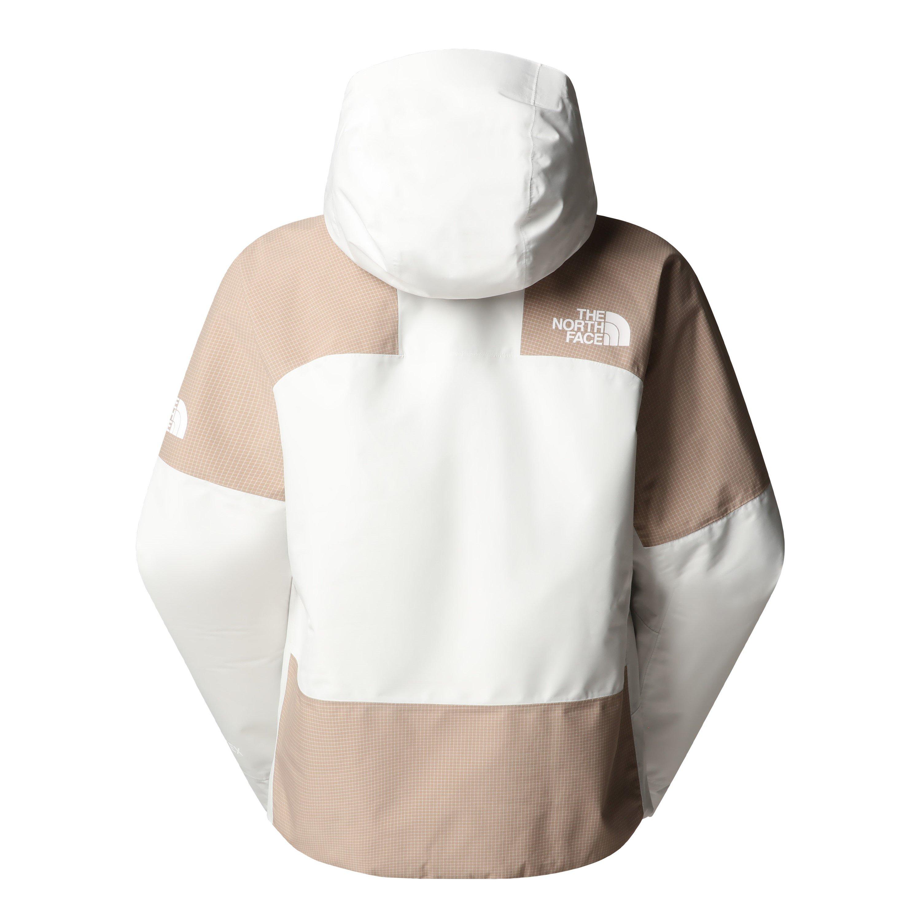 White Dune/Mush - The North Face - Women's Devils Thumb Weather-Resistant Rain Anorak - 2