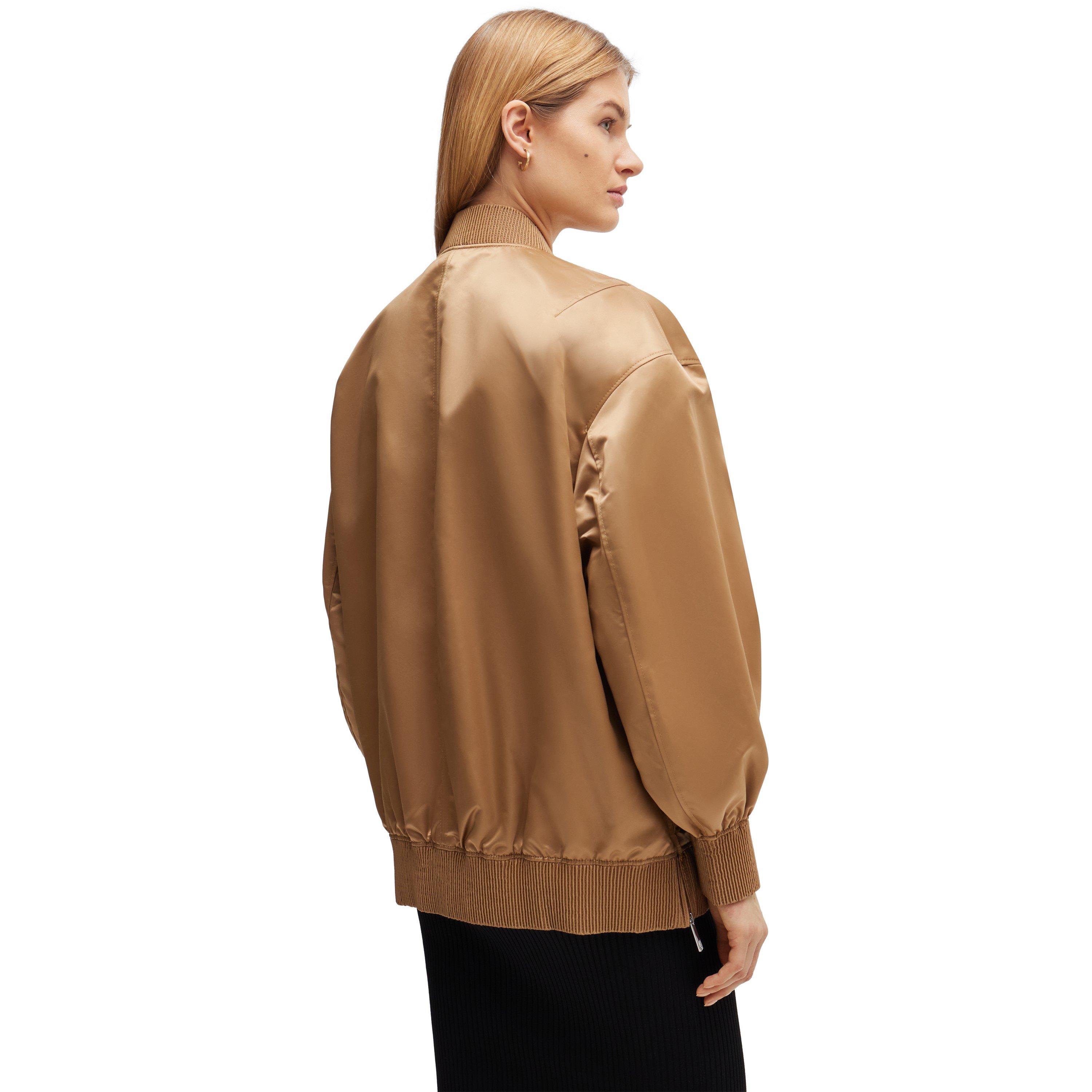 Med Beige - Boss - Women's Palberta Mono Monochrome Bomber Jacket - 2