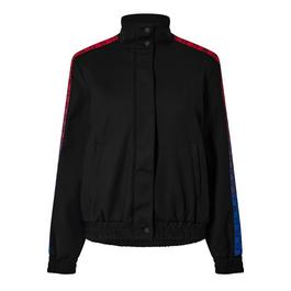 Off White Women's Logo Monogram Band Jacket