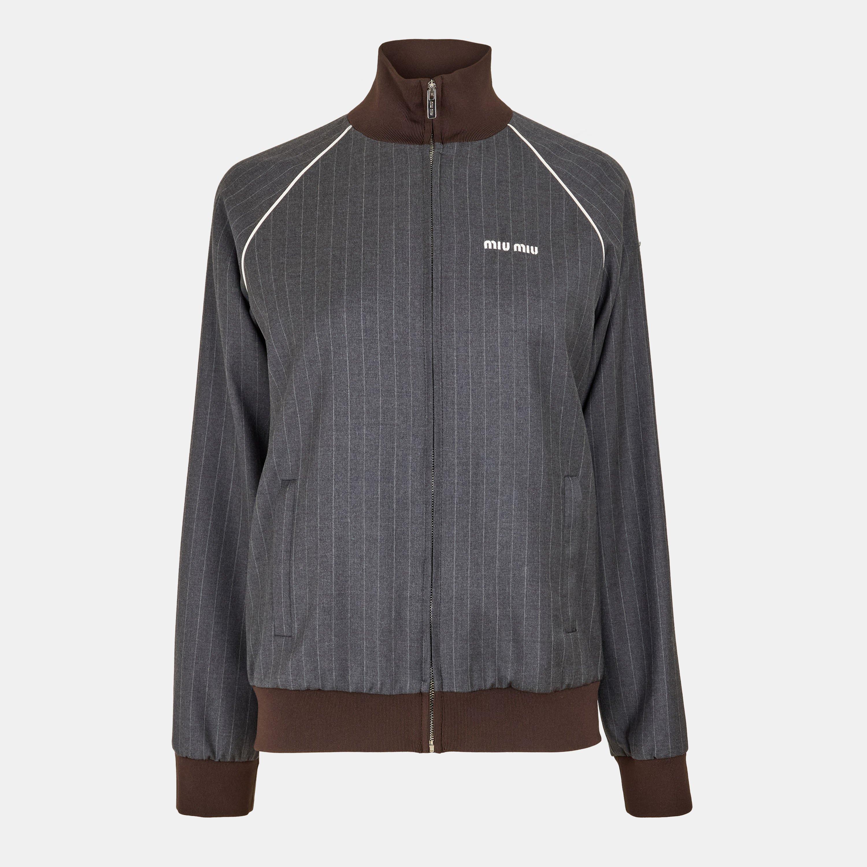 Ardesia - Miu Miu - Women's Technical Fabric Tracksuit Top - 1