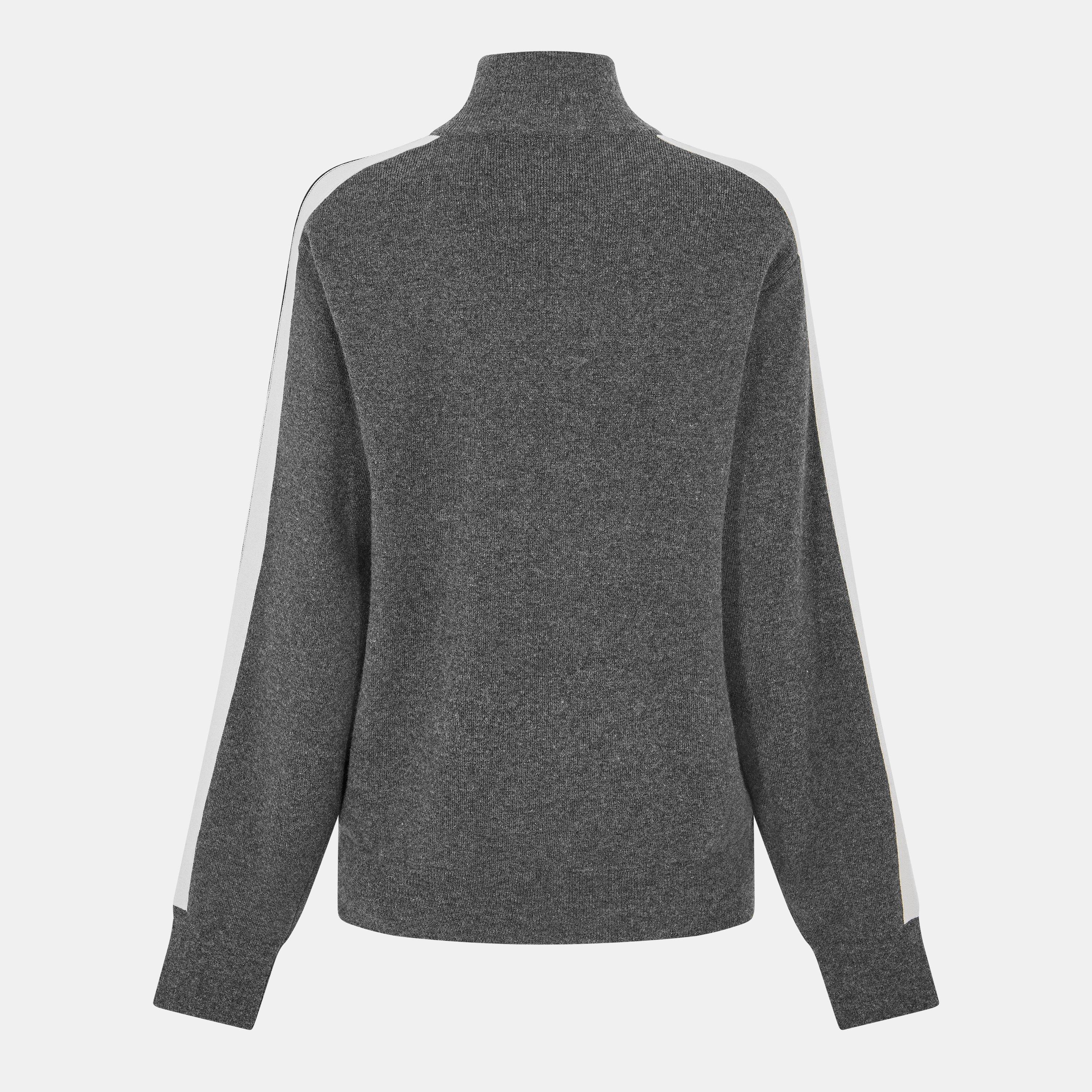 Grey - Palm Angels - Women's Knitted Tracksuit Top - 2