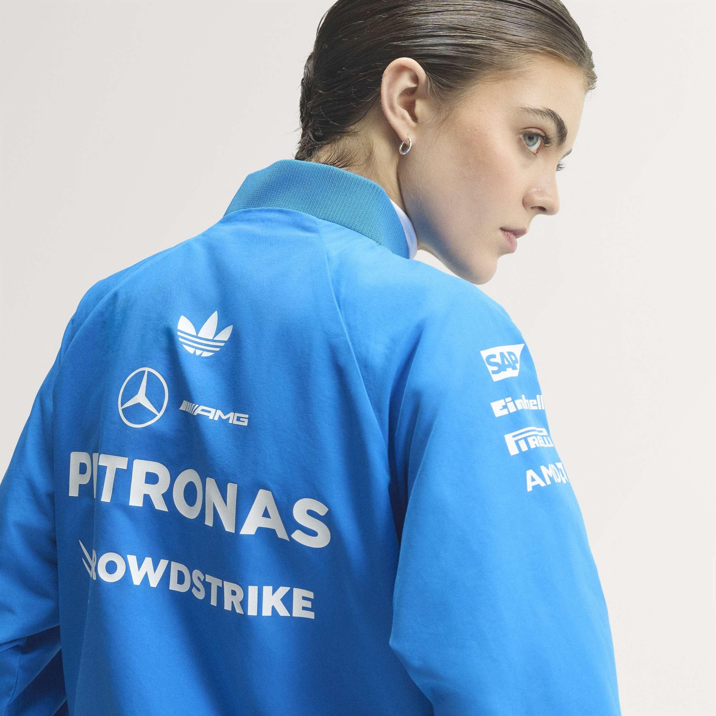 Blue/White - adidas Originals - x Mercedes AMG Petronas Formula 1 Team Blue Wonder Jacket - 12