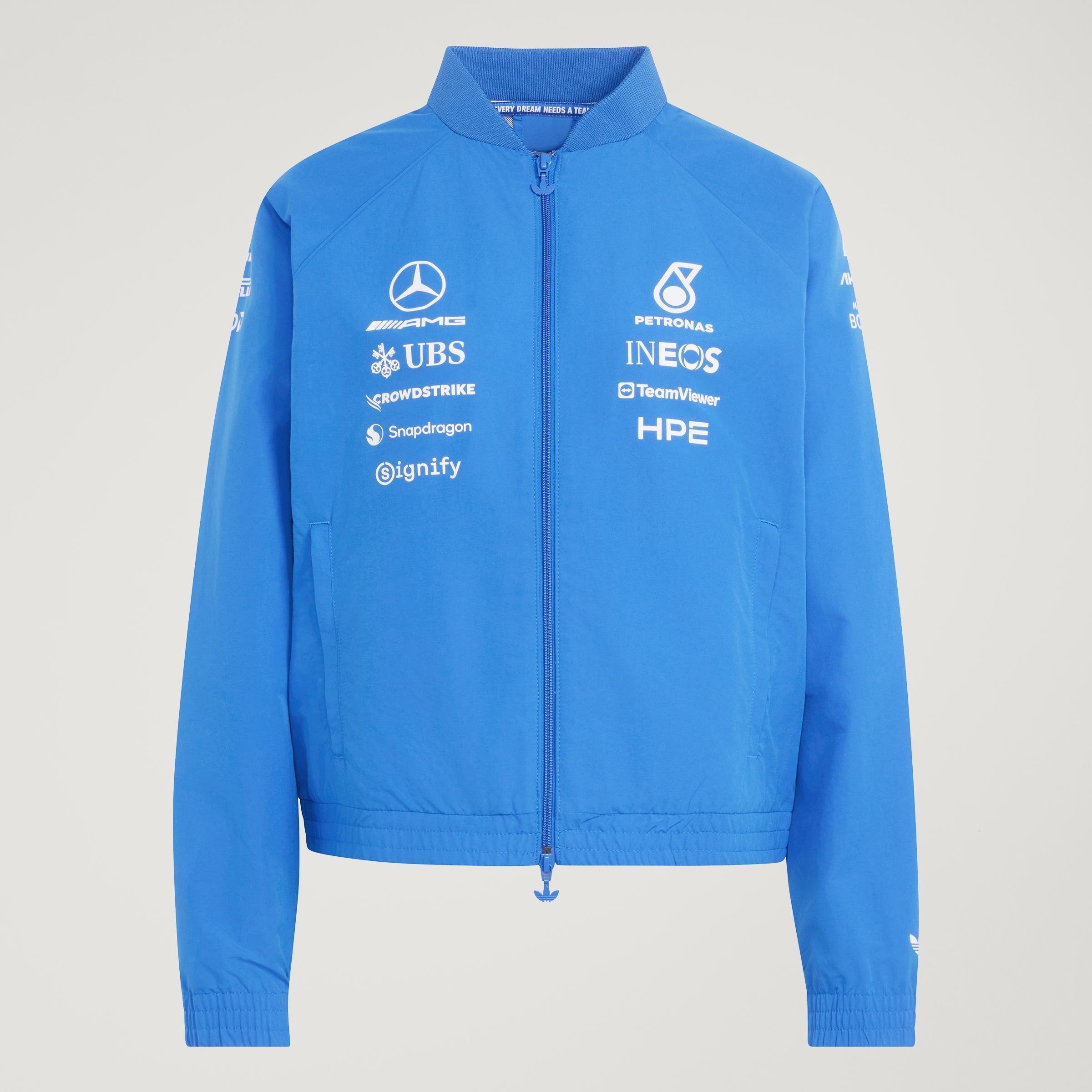 Blue/White - adidas Originals - x Mercedes AMG Petronas Formula 1 Team Blue Wonder Jacket - 14