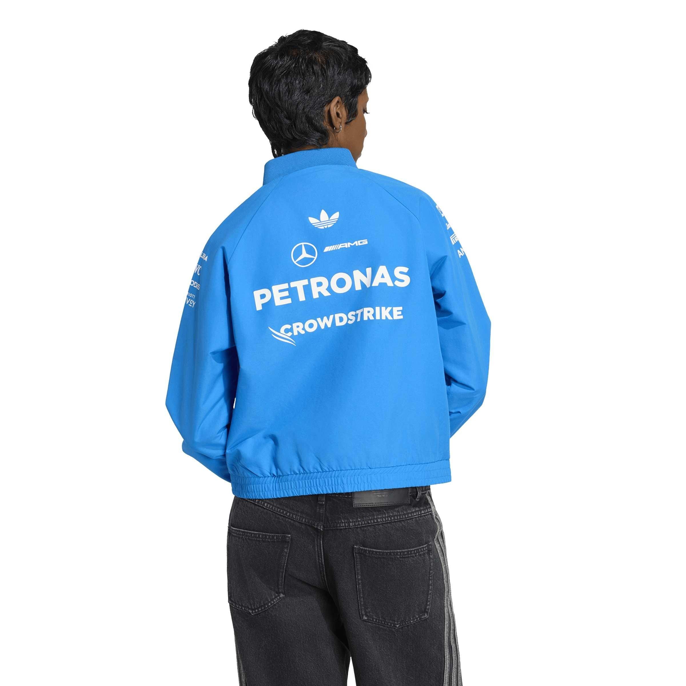 Blue/White - adidas Originals - x Mercedes AMG Petronas Formula 1 Team Blue Wonder Jacket - 3