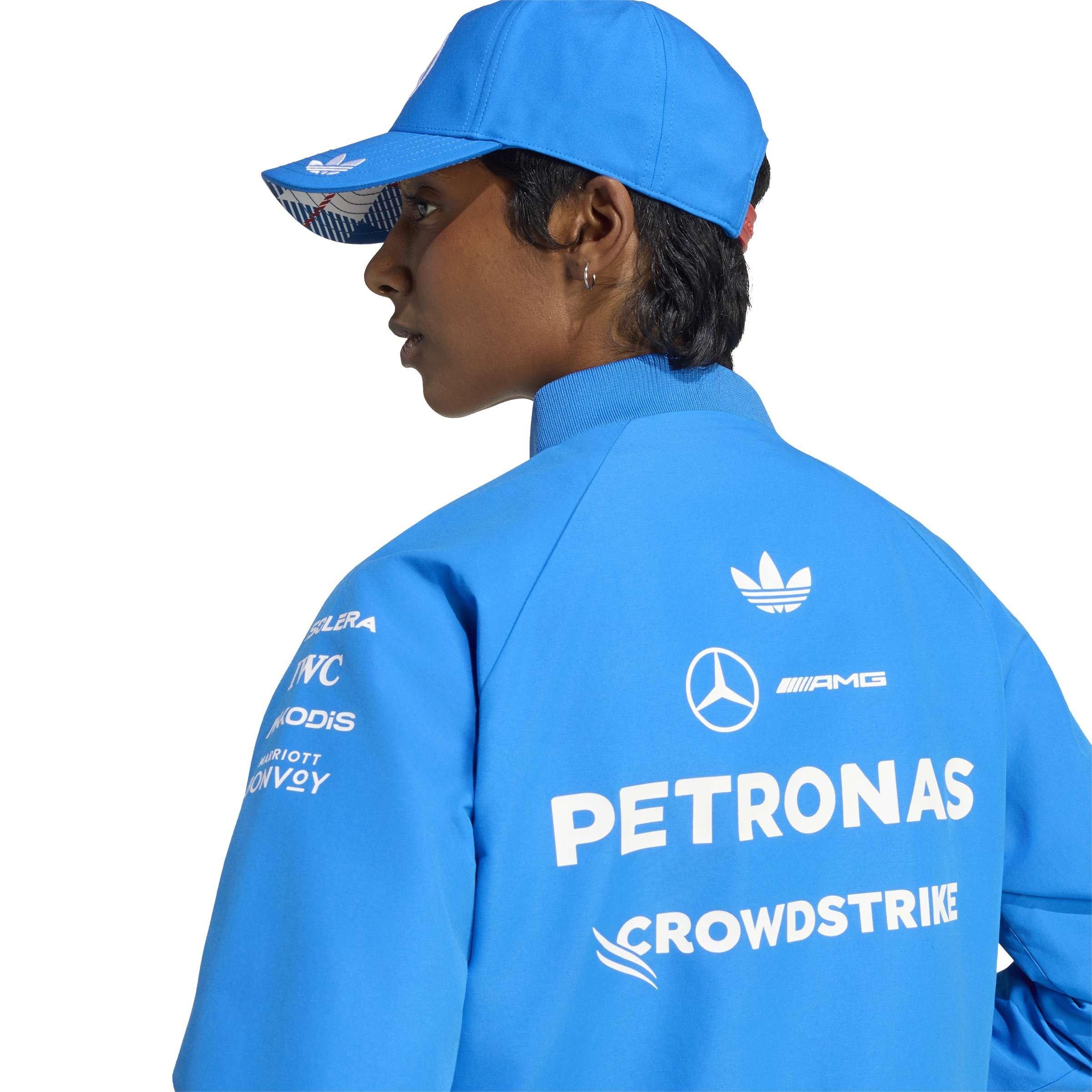 Blue/White - adidas Originals - x Mercedes AMG Petronas Formula 1 Team Blue Wonder Jacket - 5