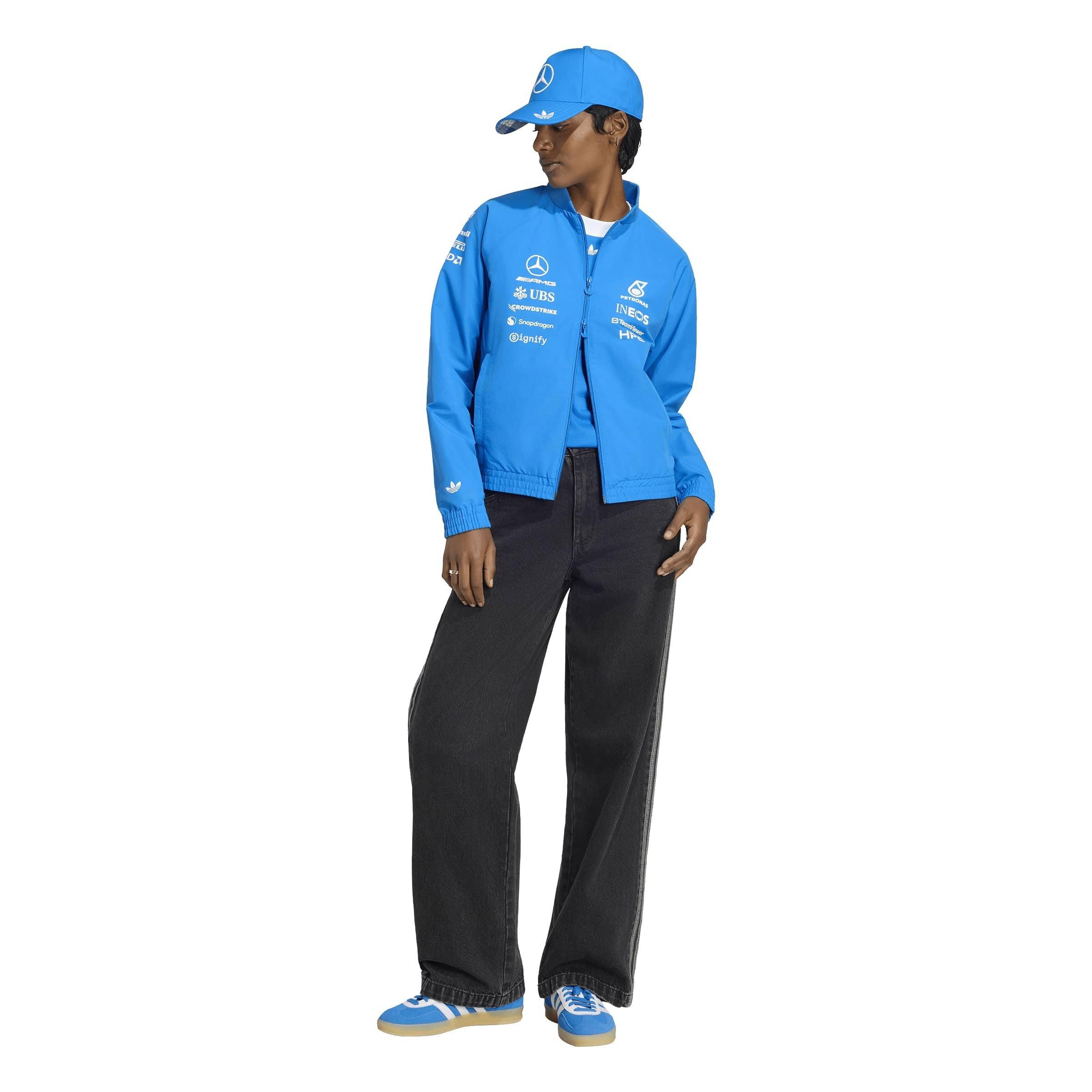 Blue/White - adidas Originals - x Mercedes AMG Petronas Formula 1 Team Blue Wonder Jacket - 7