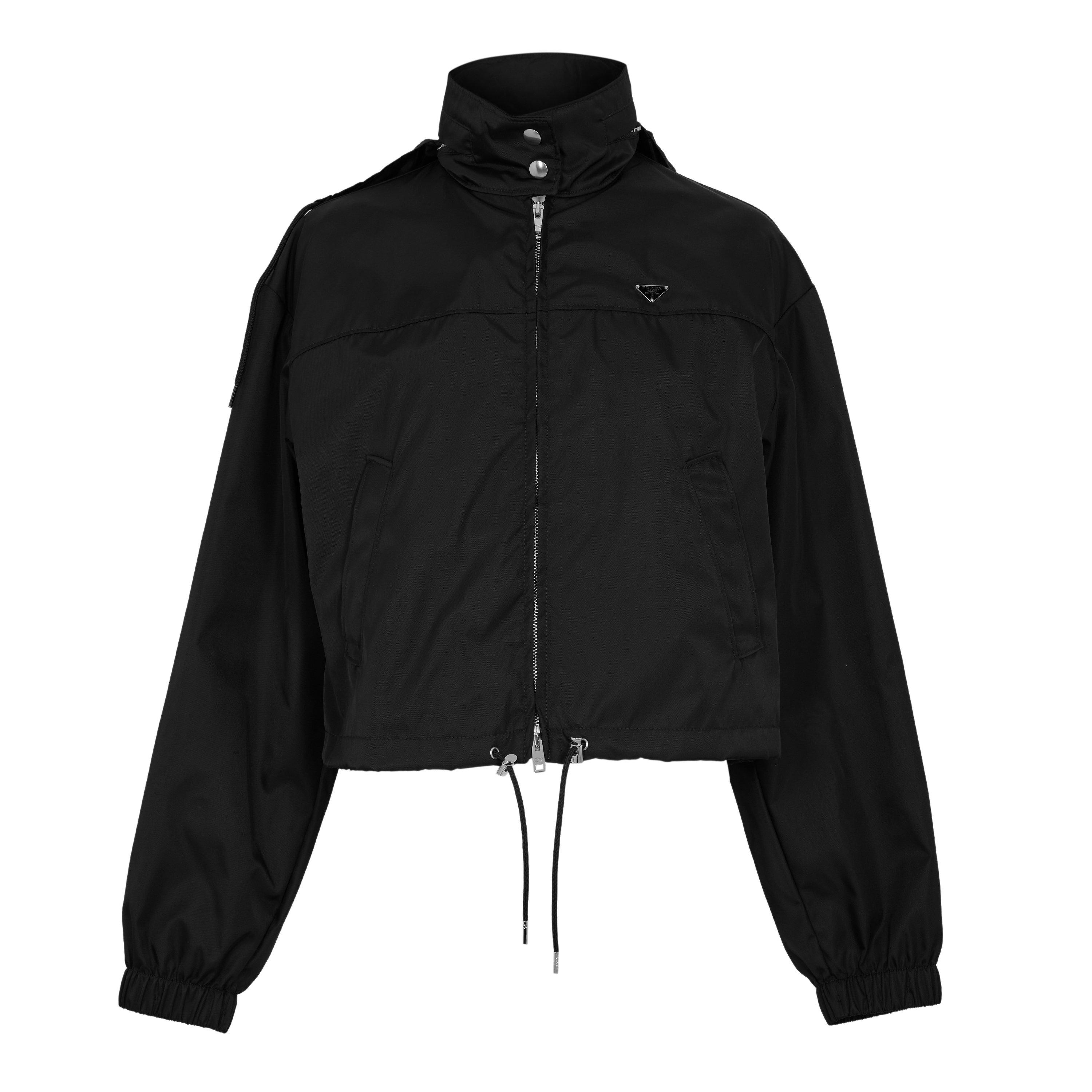 Nero - Prada - Women's Hooded Rain Anorak - 1