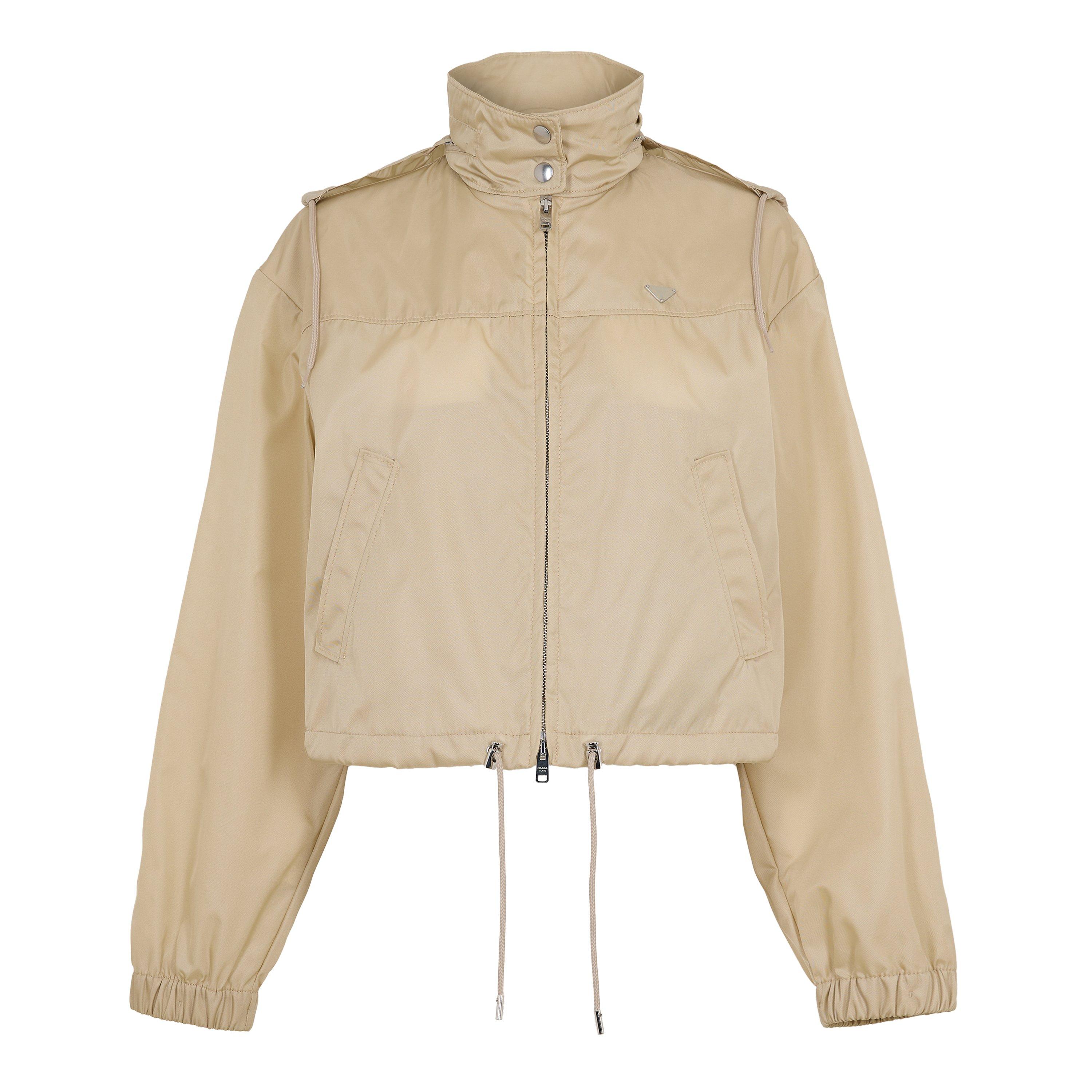 Prada Women's Hooded Rain Anorak - Desrto - Size 42 (UK 10)