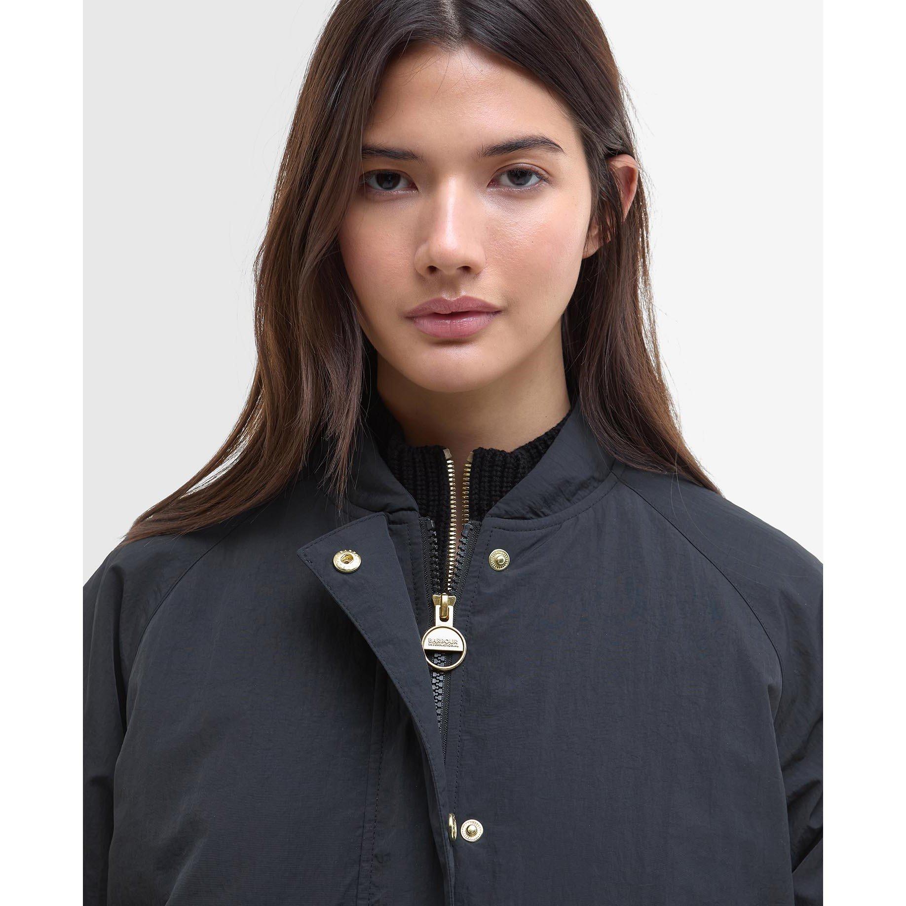 Black - Barbour International - Women's B Intense Costello Bomber Jacket - 4