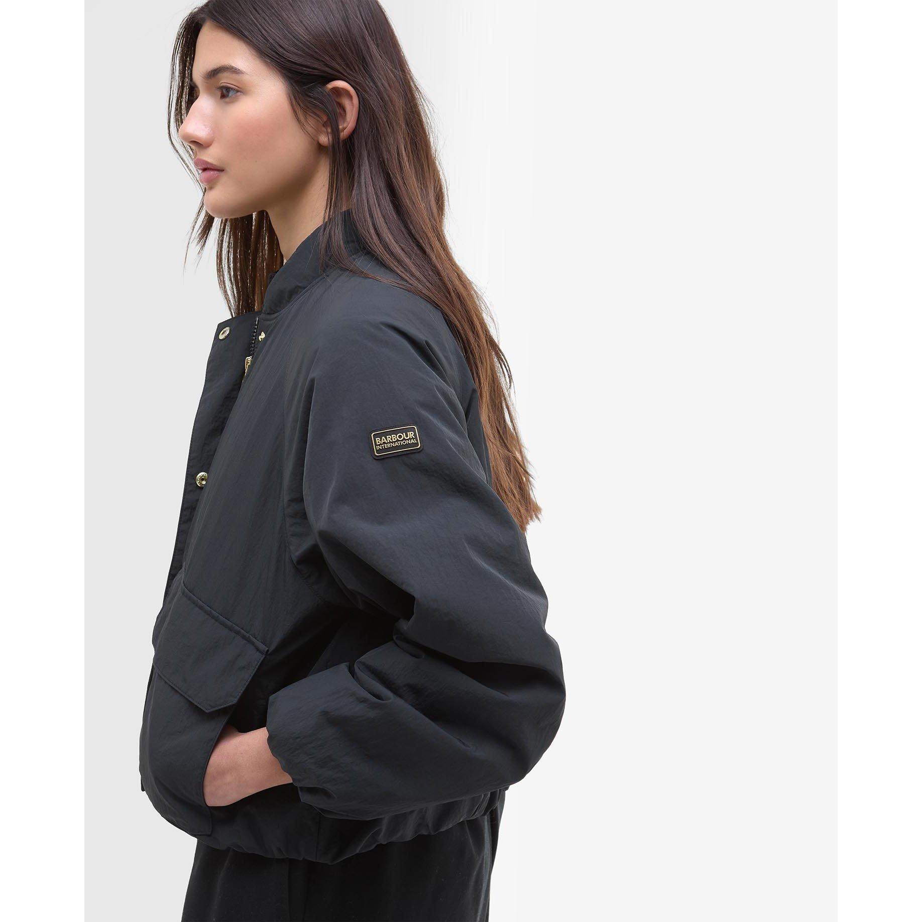 Black - Barbour International - Women's B Intense Costello Bomber Jacket - 5