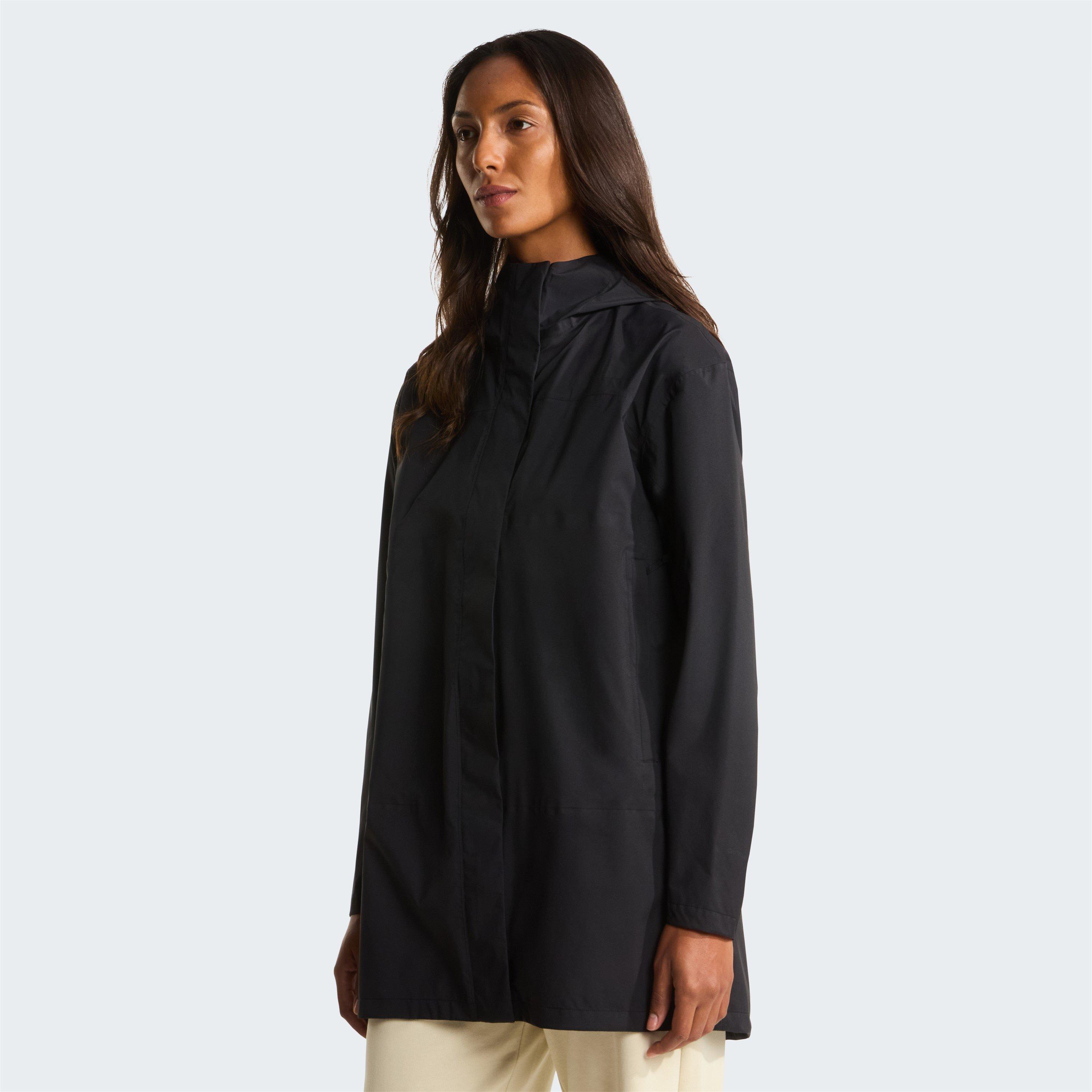 Black - The North Face - TNF Voyage Rain 3L Hooded Jacket Womens - 3