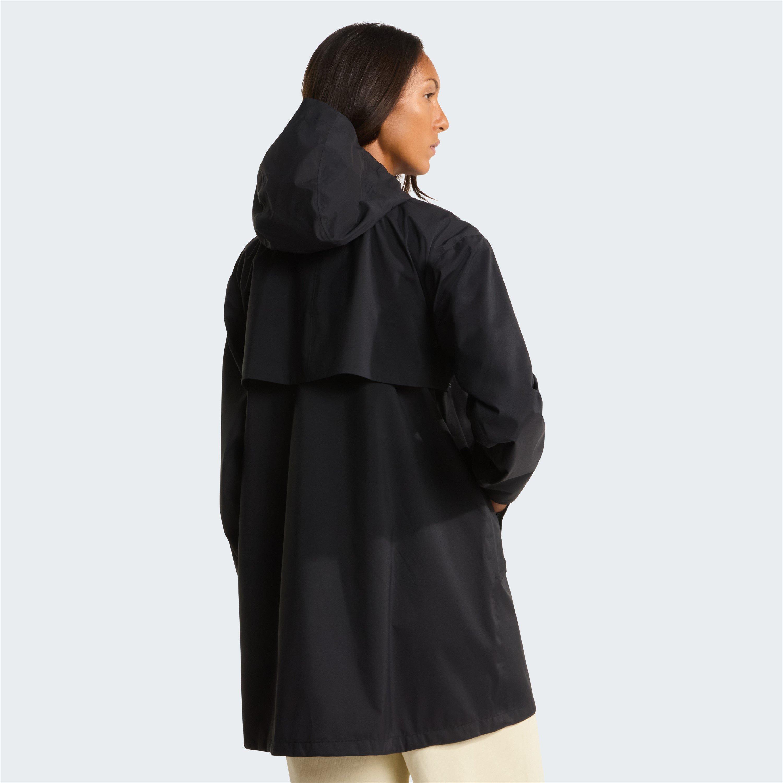 Black - The North Face - TNF Voyage Rain 3L Hooded Jacket Womens - 4