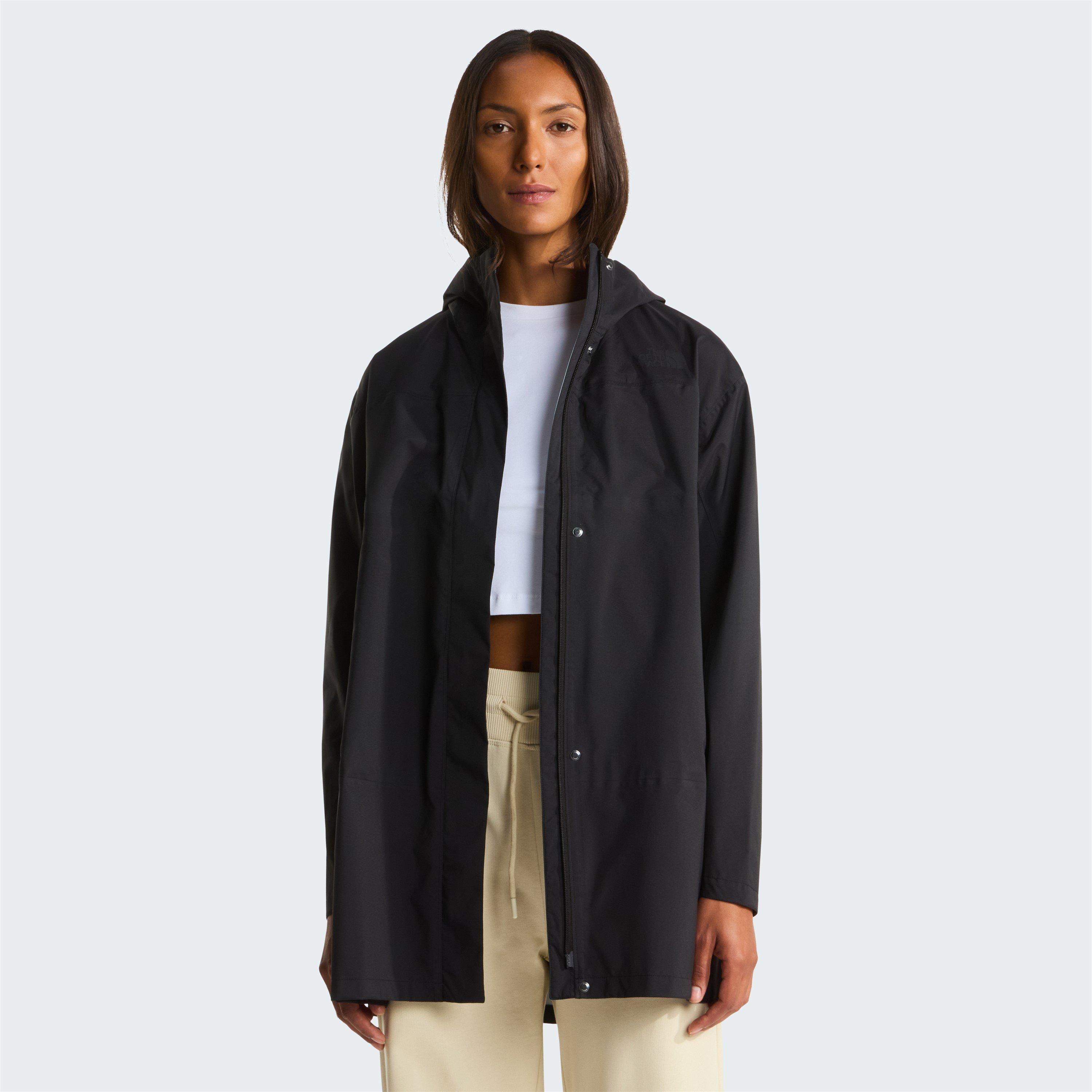 Black - The North Face - TNF Voyage Rain 3L Hooded Jacket Womens - 5