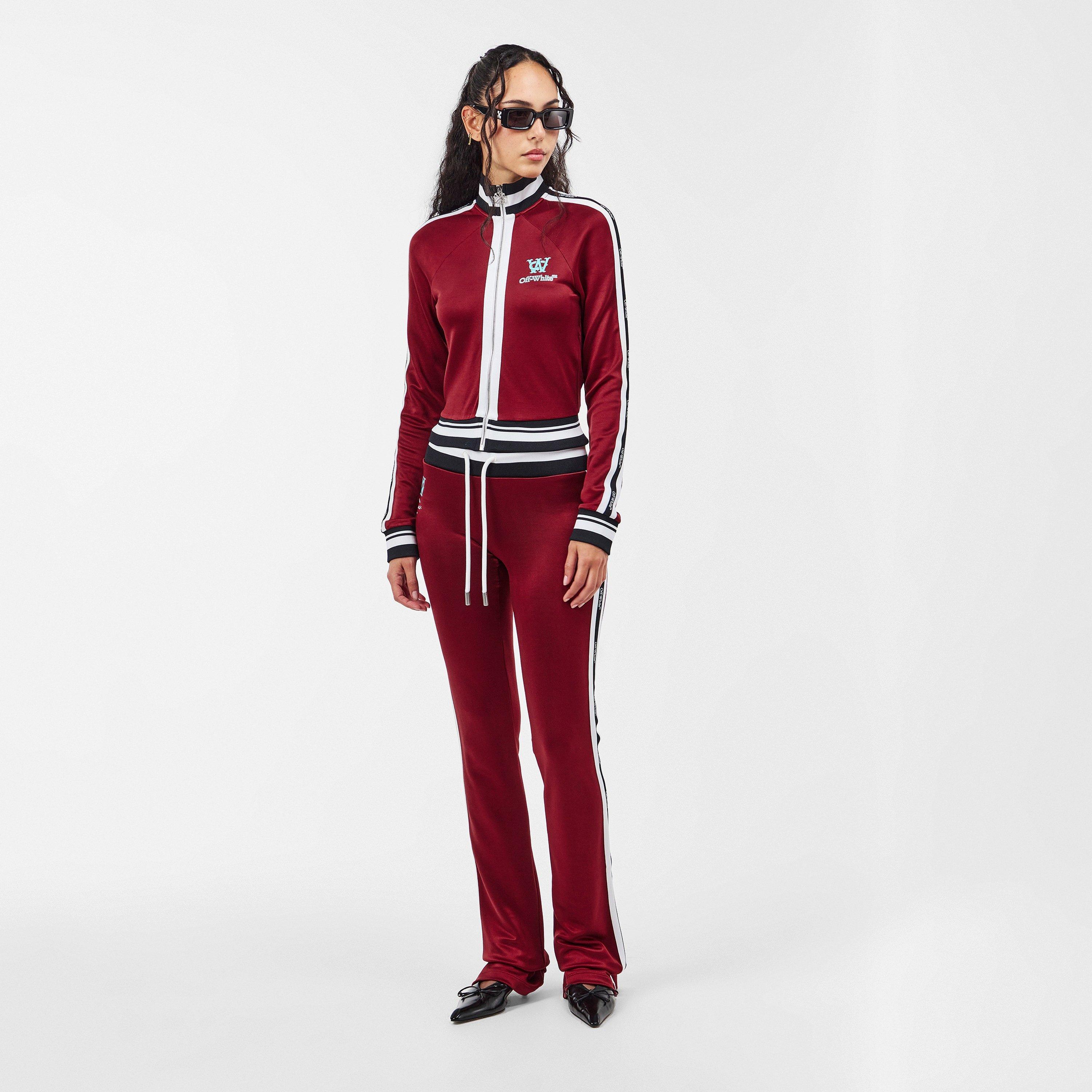 Red - Off White - Women's Serena Tracksuit Top - 6