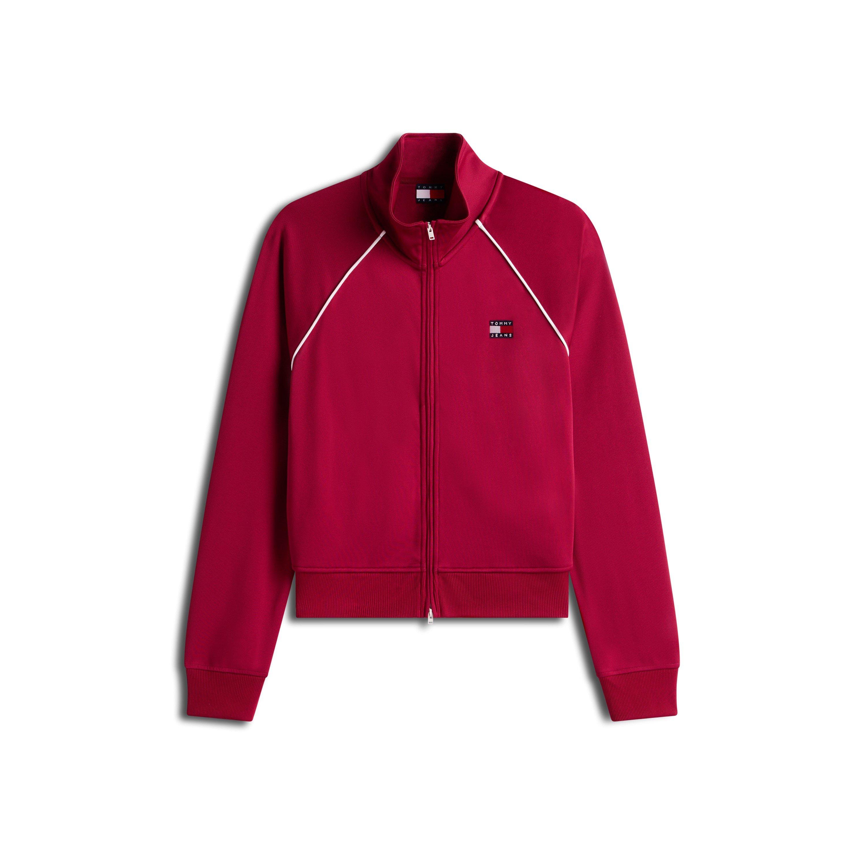 Tommy Jeans Women's Badge Tracksuit Top - Lavish Cerise - 12 (M)
