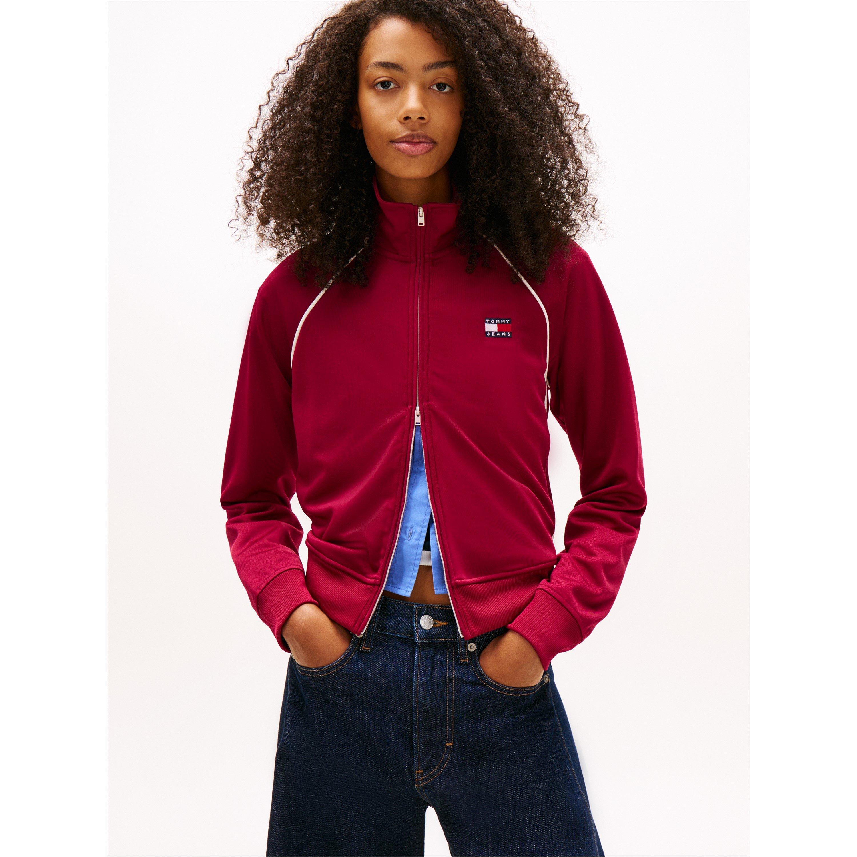 Lavish Cerise - Tommy Jeans - Women's Badge Tracksuit Top - 2