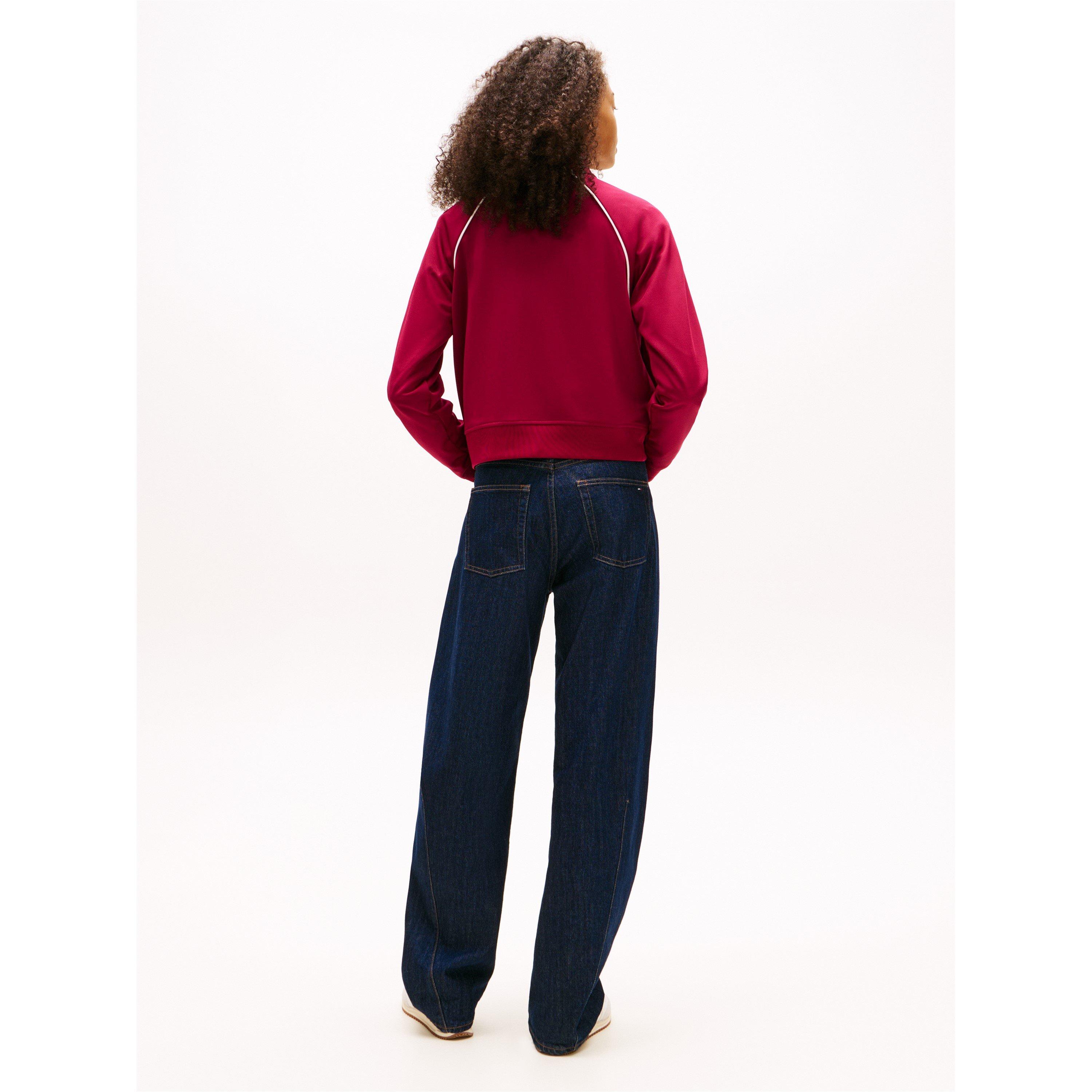 Lavish Cerise - Tommy Jeans - Women's Badge Tracksuit Top - 5