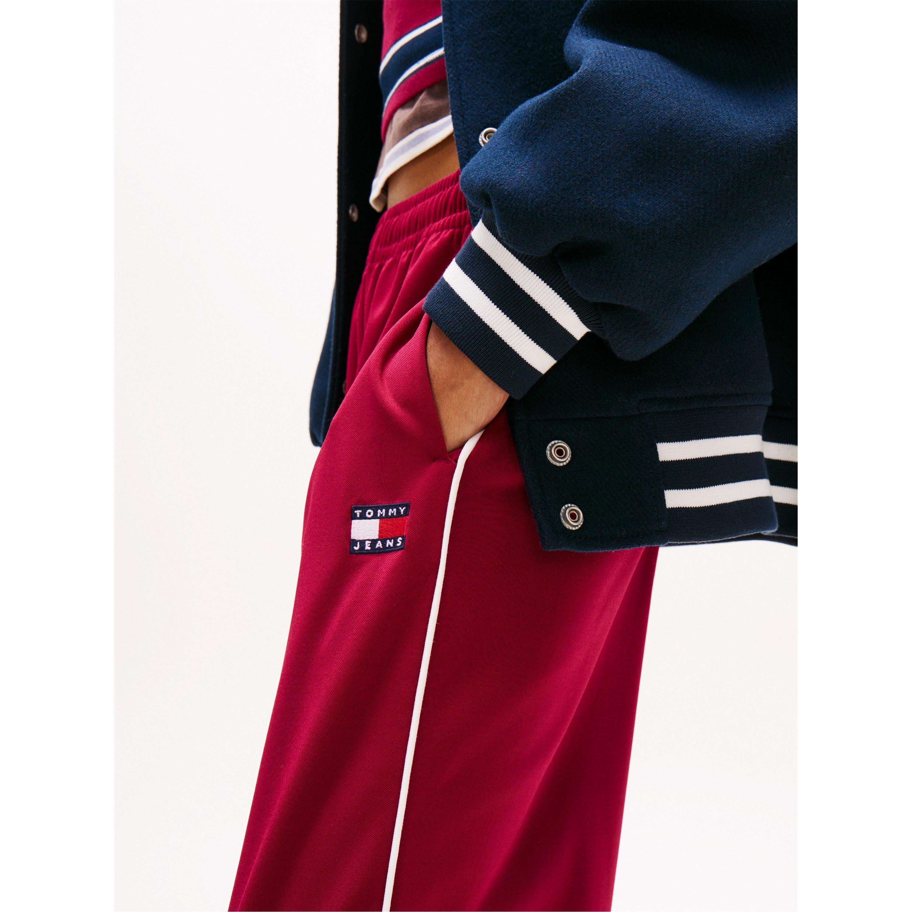 Lavish Cerise - Tommy Jeans - Women's Archive Open Hem Woven Tracksuit Joggers - 3
