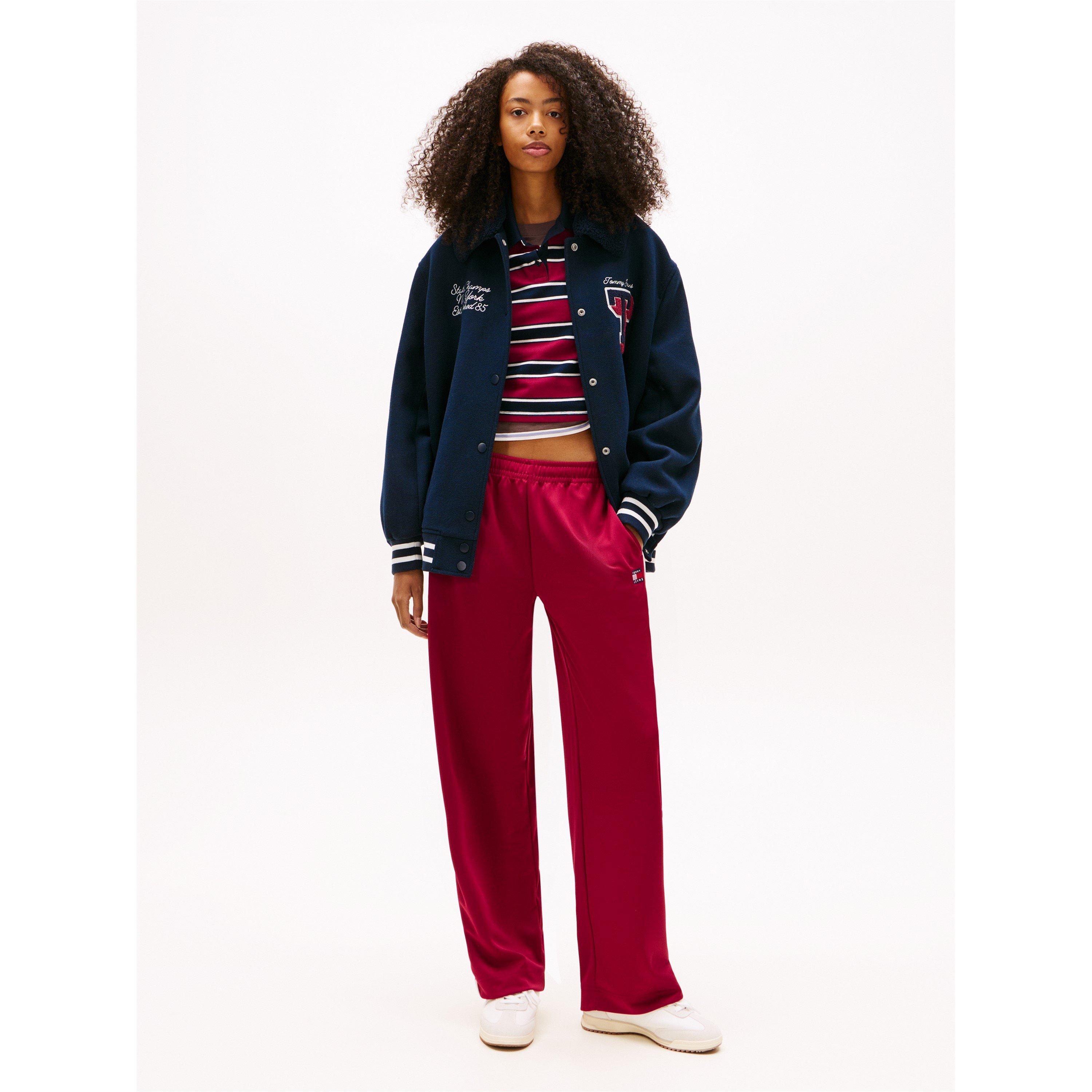 Lavish Cerise - Tommy Jeans - Women's Archive Open Hem Woven Tracksuit Joggers - 4