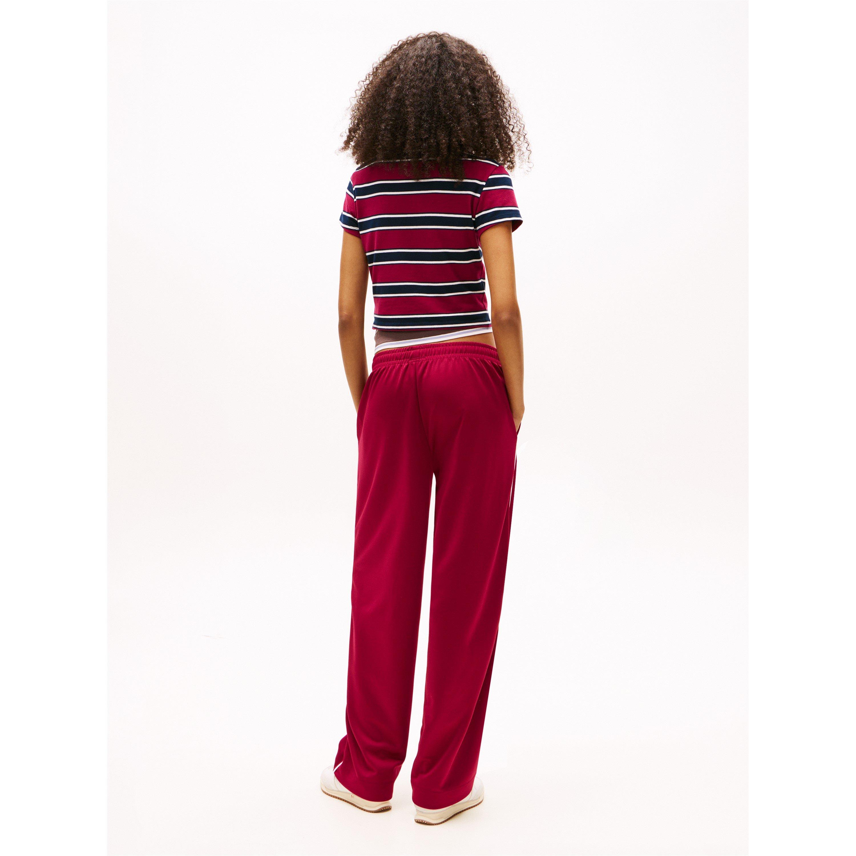 Lavish Cerise - Tommy Jeans - Women's Archive Open Hem Woven Tracksuit Joggers - 5