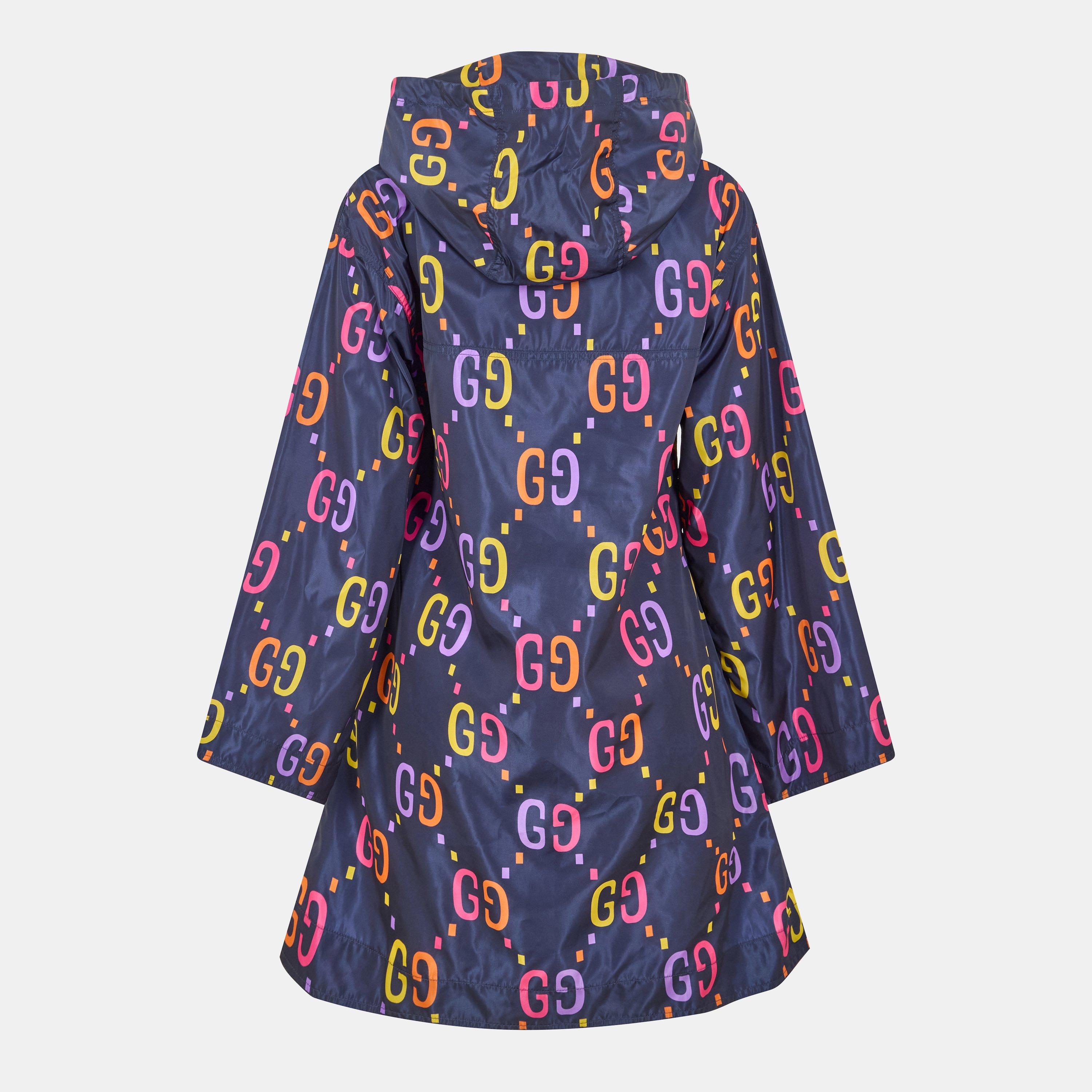 B Nght/Prple/Mc - Gucci - Women's Waterproof Rain Anorak - 2