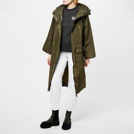 Ganni Software Long Parka Coat